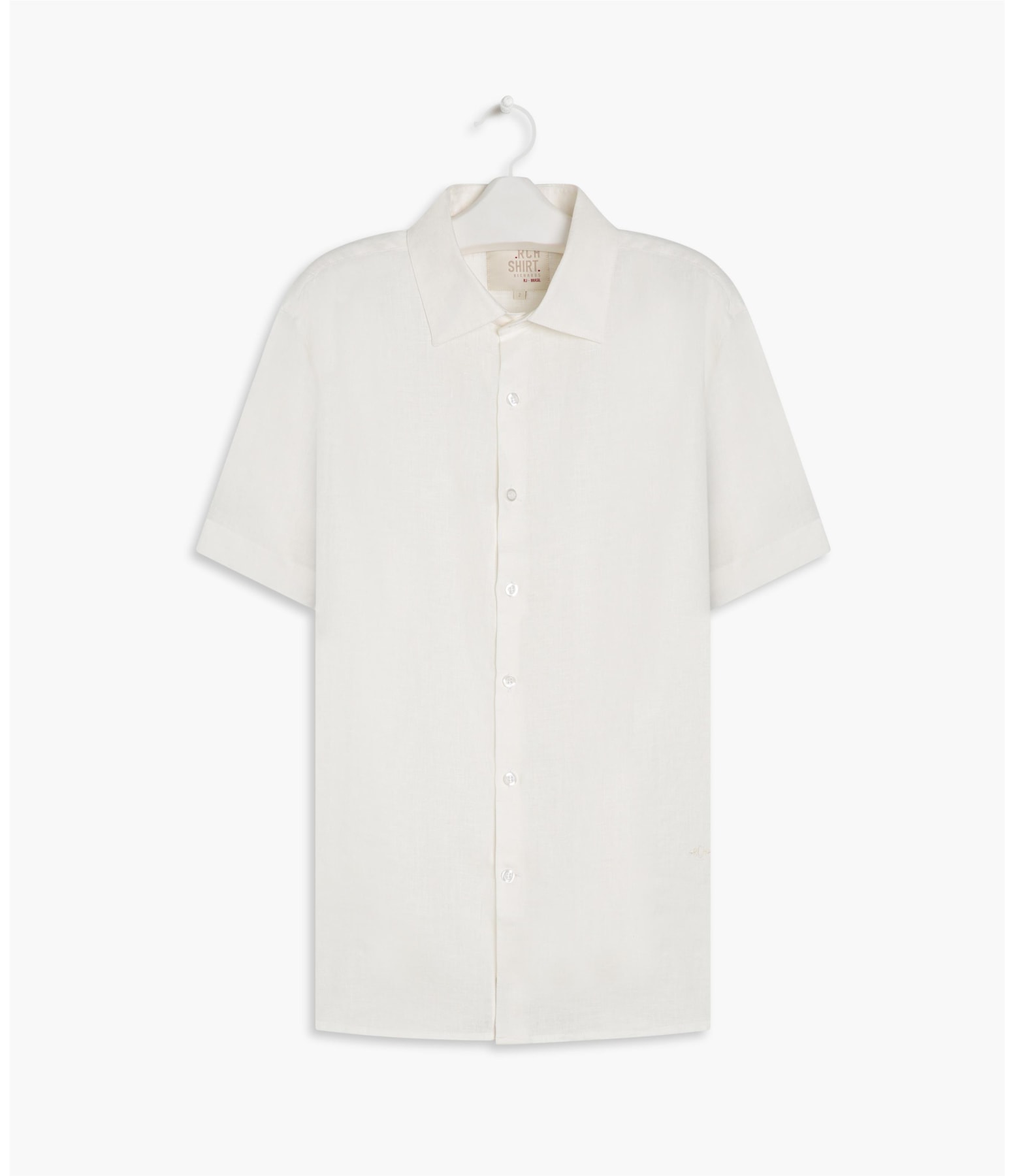 Camisa  Puro Linho  Garment Dye Branco