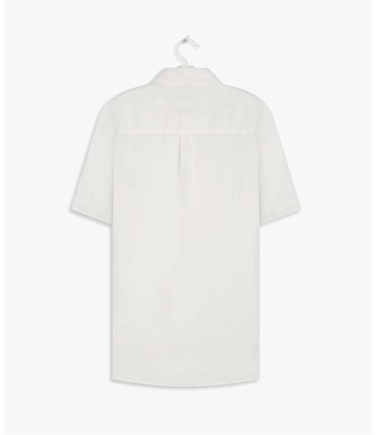 Camisa  Puro Linho  Garment Dye Branco