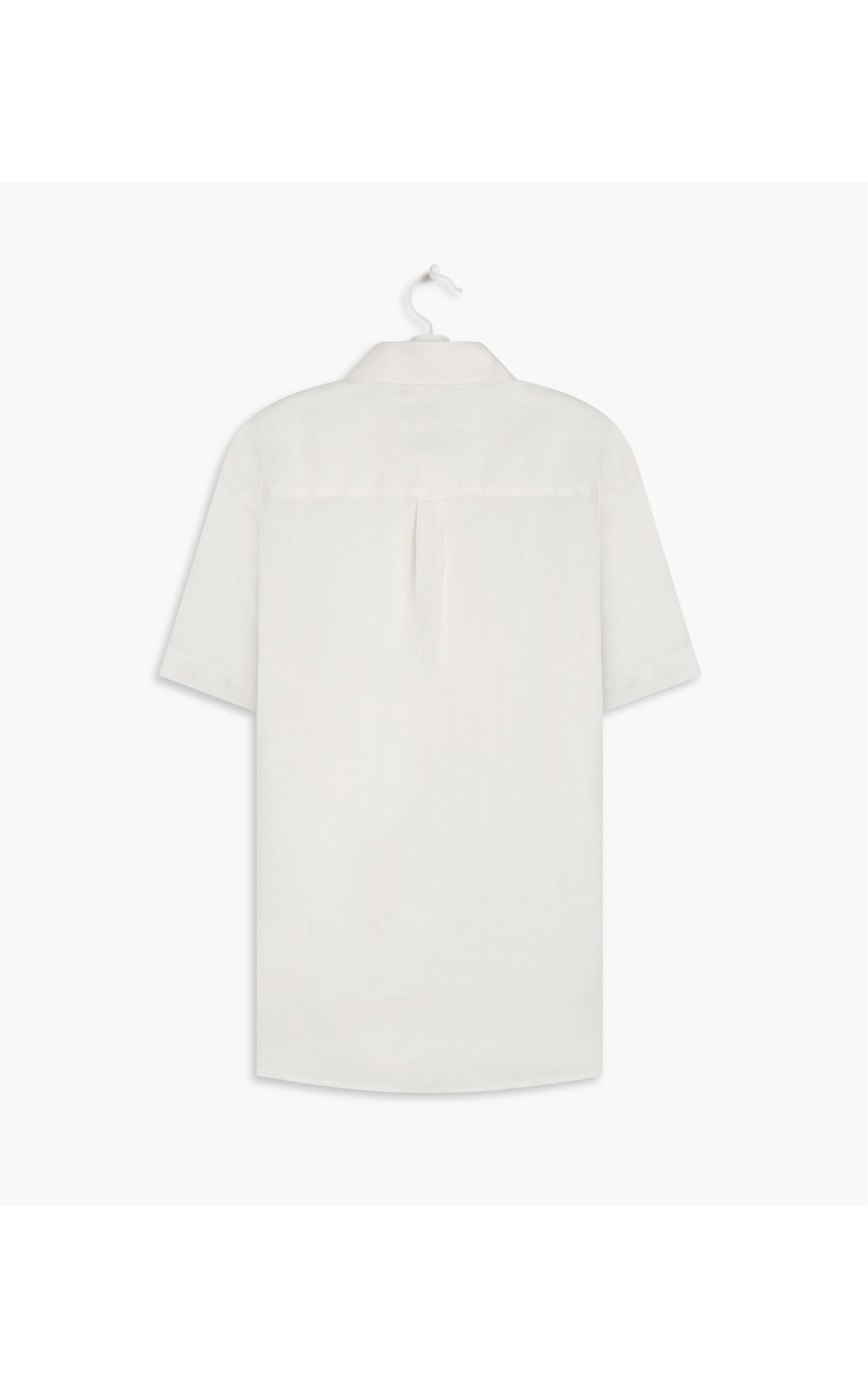 Camisa  Puro Linho  Garment Dye Branco