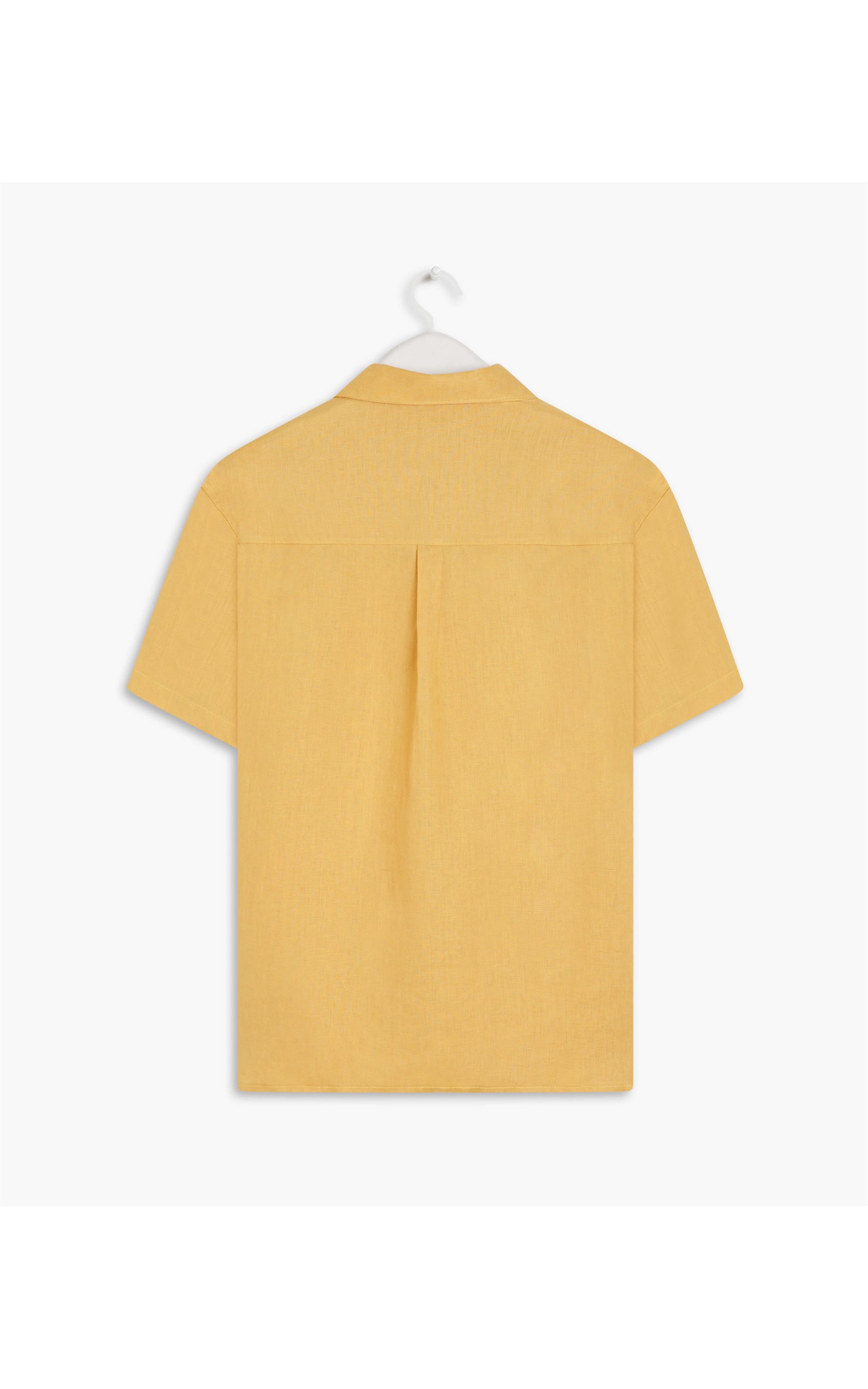 Camisa  Puro Linho  Garment Dye Mostarda