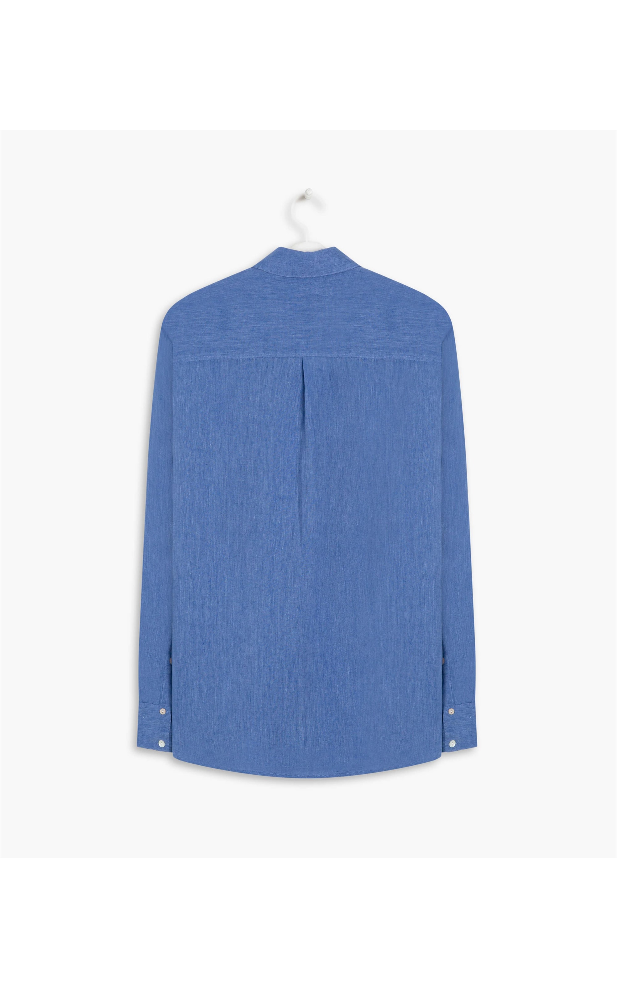 Camisa  Puro Linho  Genebra Azul Chofer
