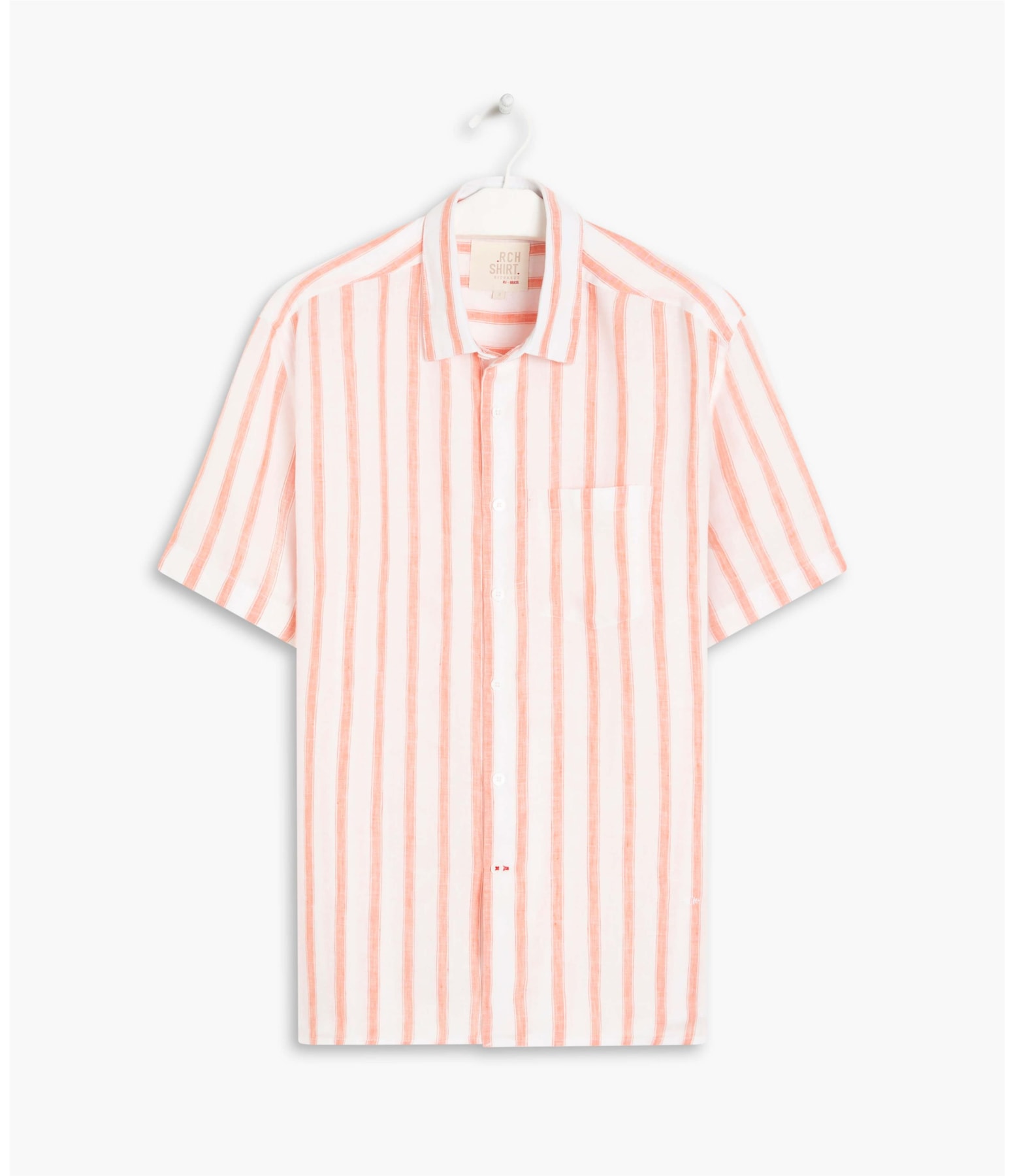 Camisa  Puro Linho  John Laranja