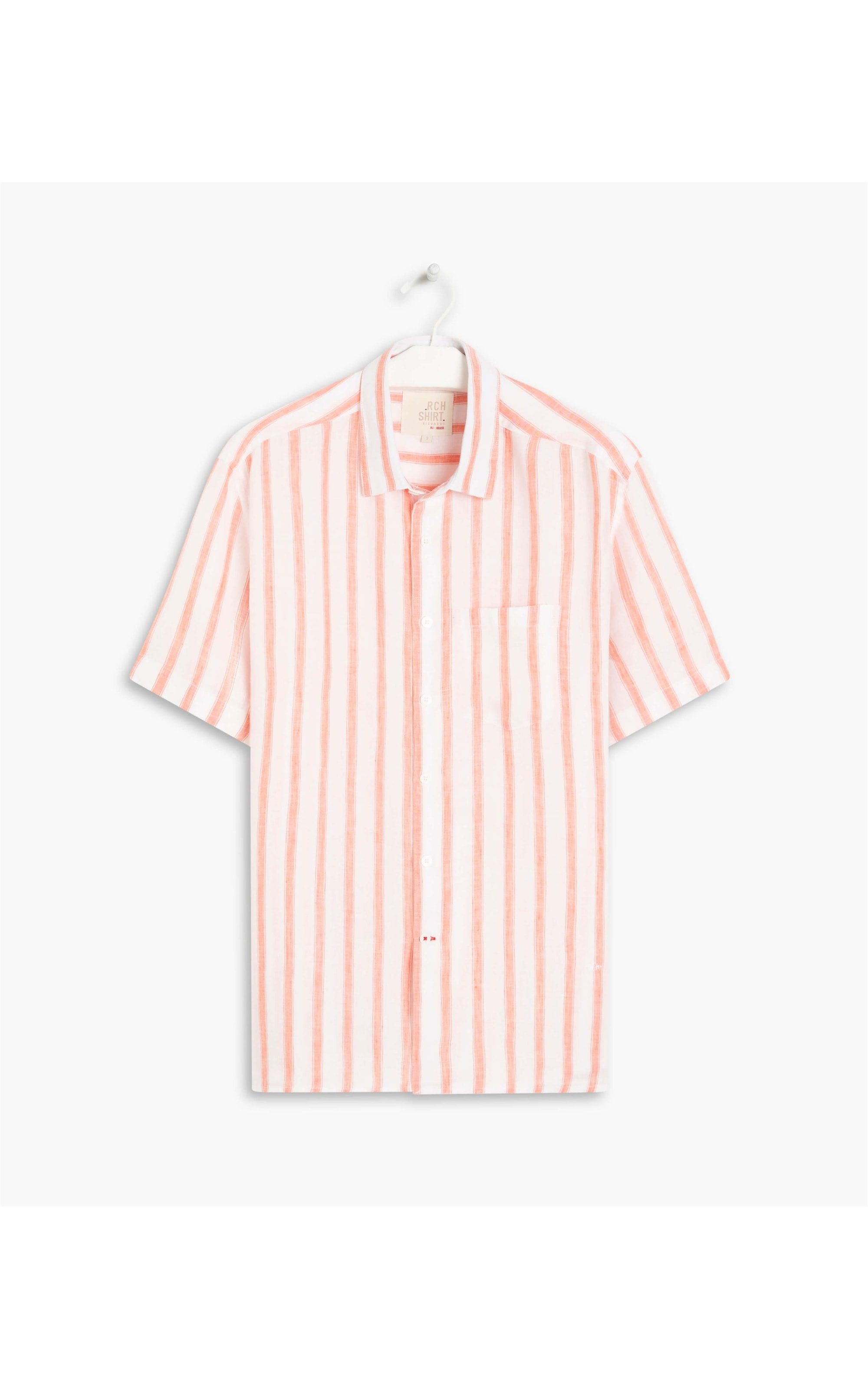 Camisa  Puro Linho  John Laranja