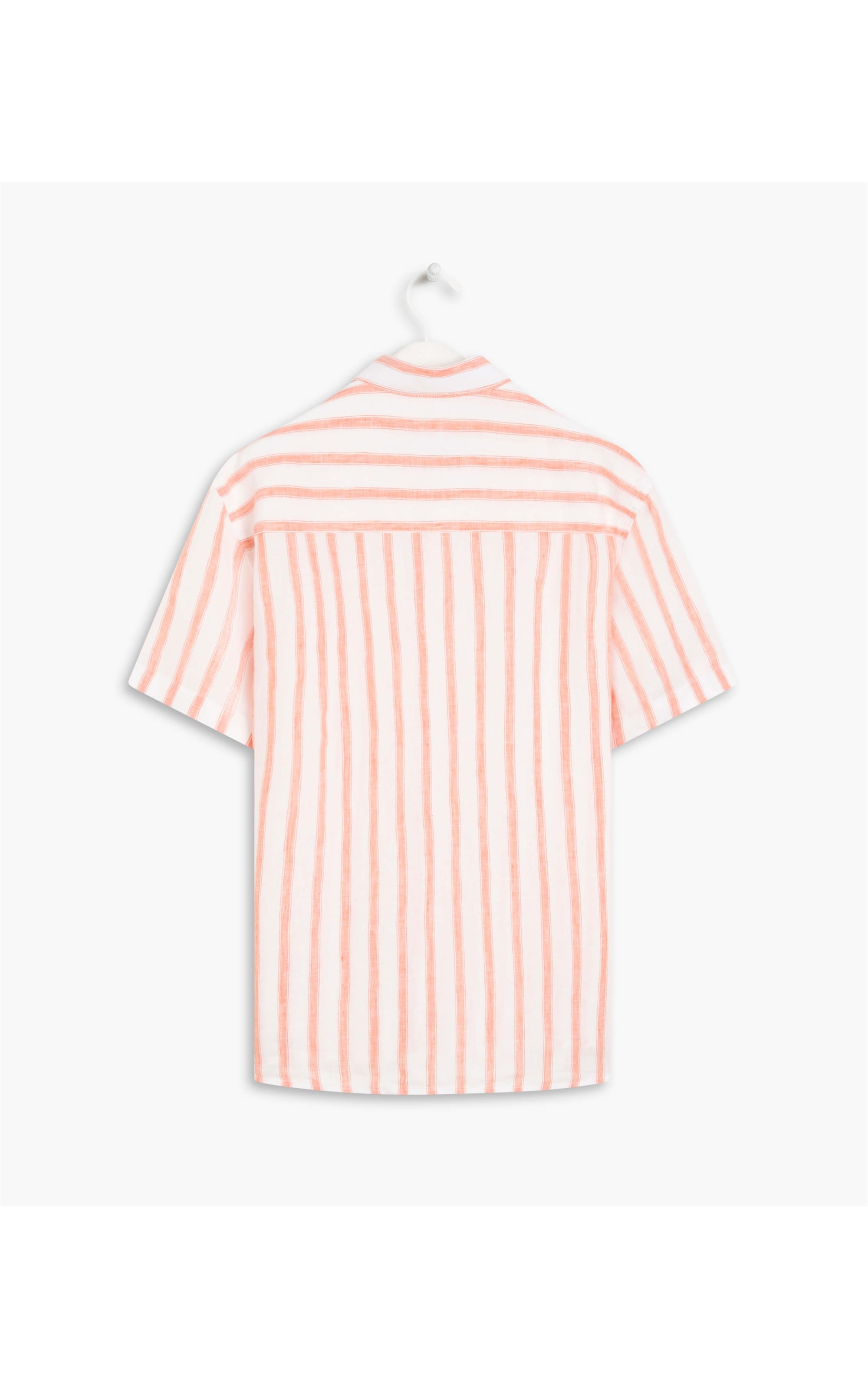 Camisa  Puro Linho  John Laranja