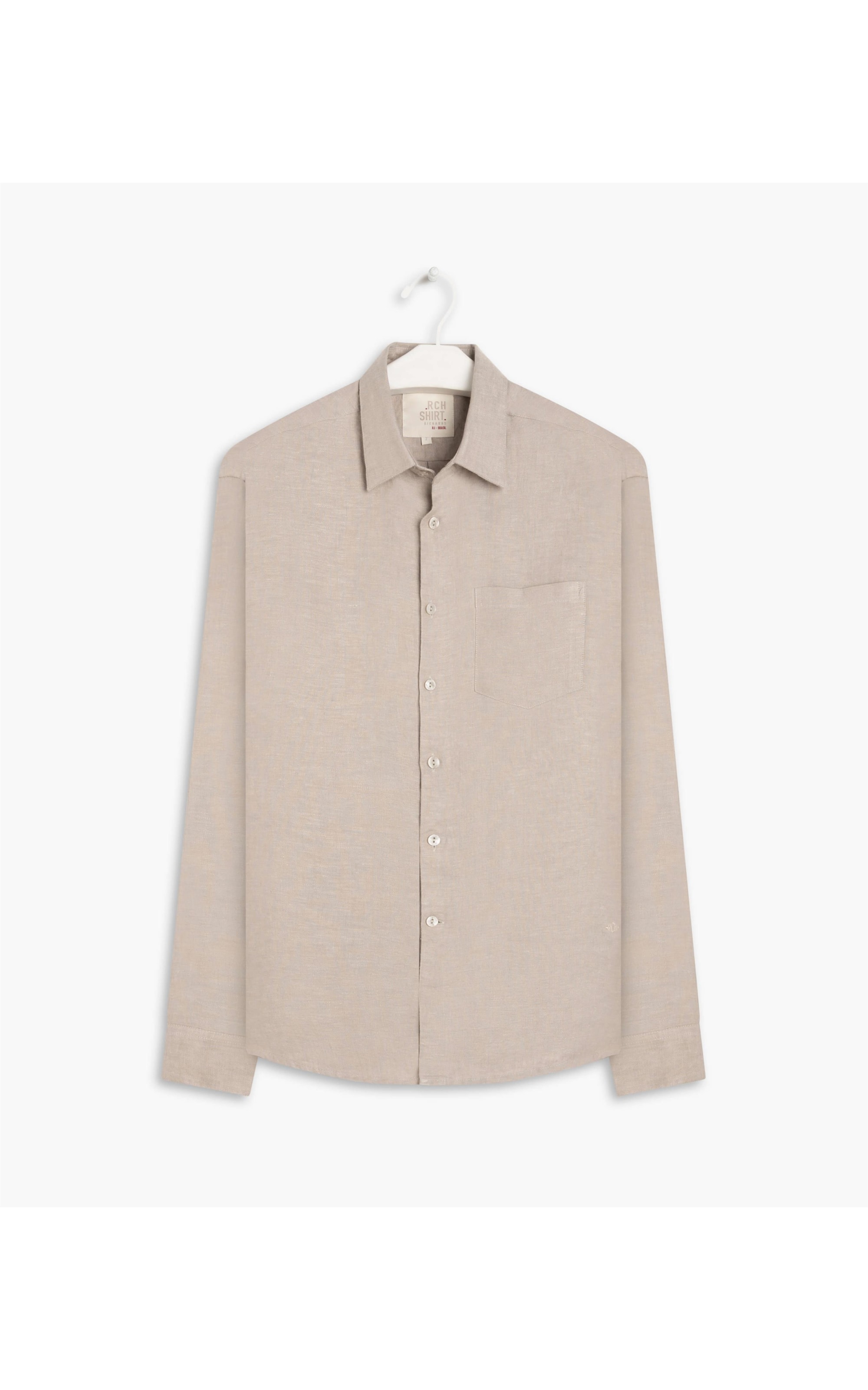 Camisa  Puro Linho Lipat New Ml Natural