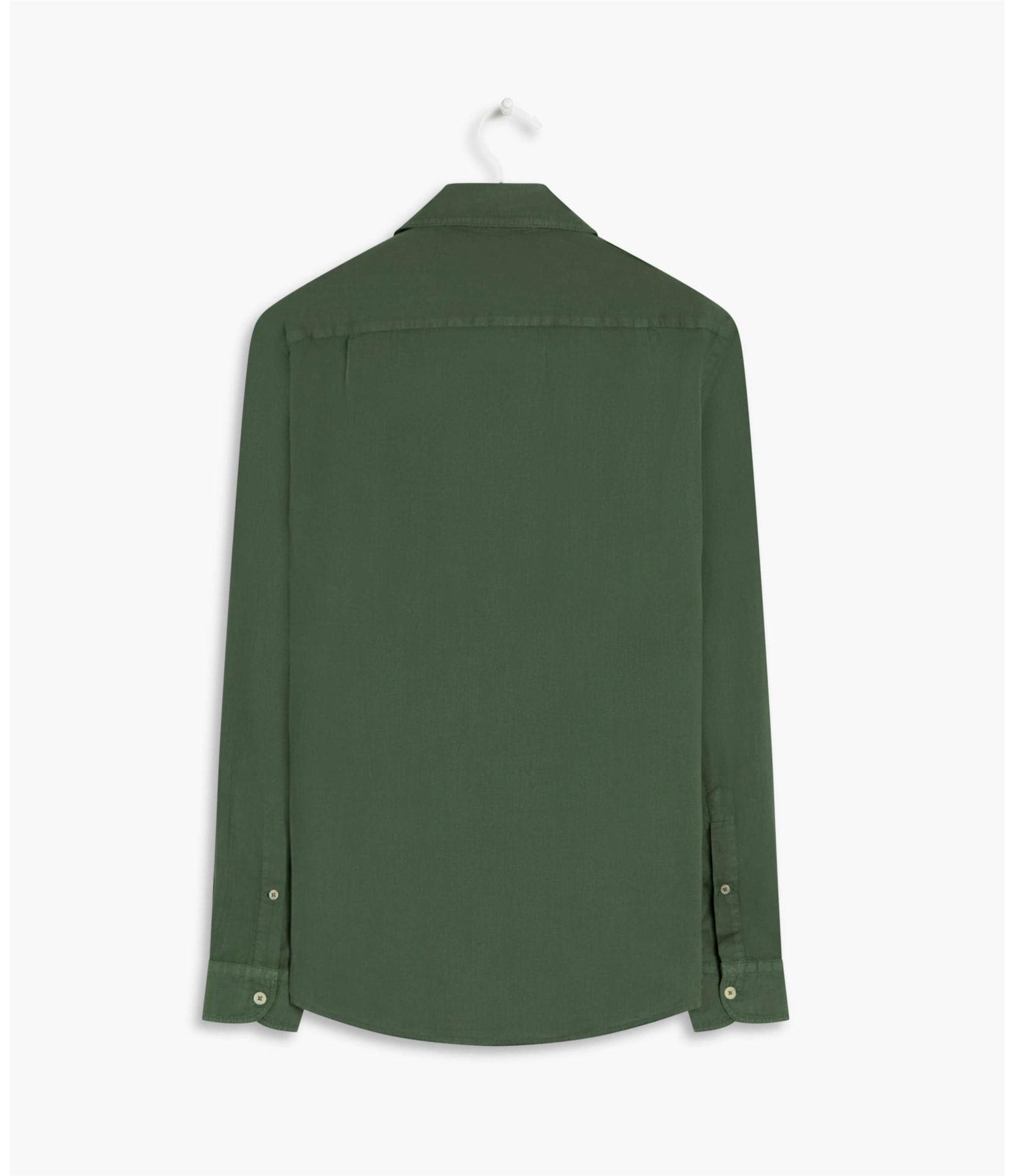 Camisa Puro Linho  Lisa Ml Verde