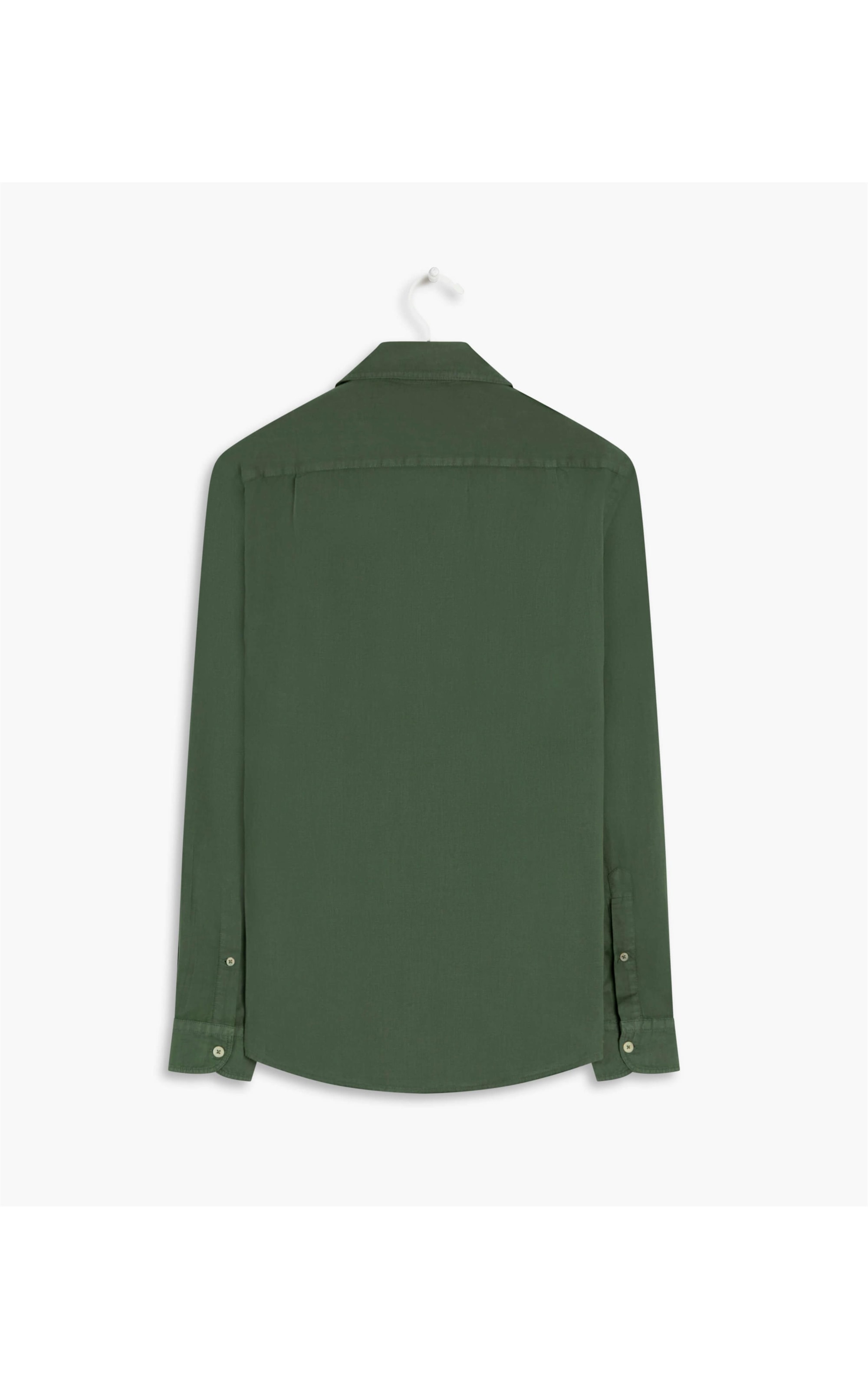 Camisa Puro Linho  Lisa Ml Verde