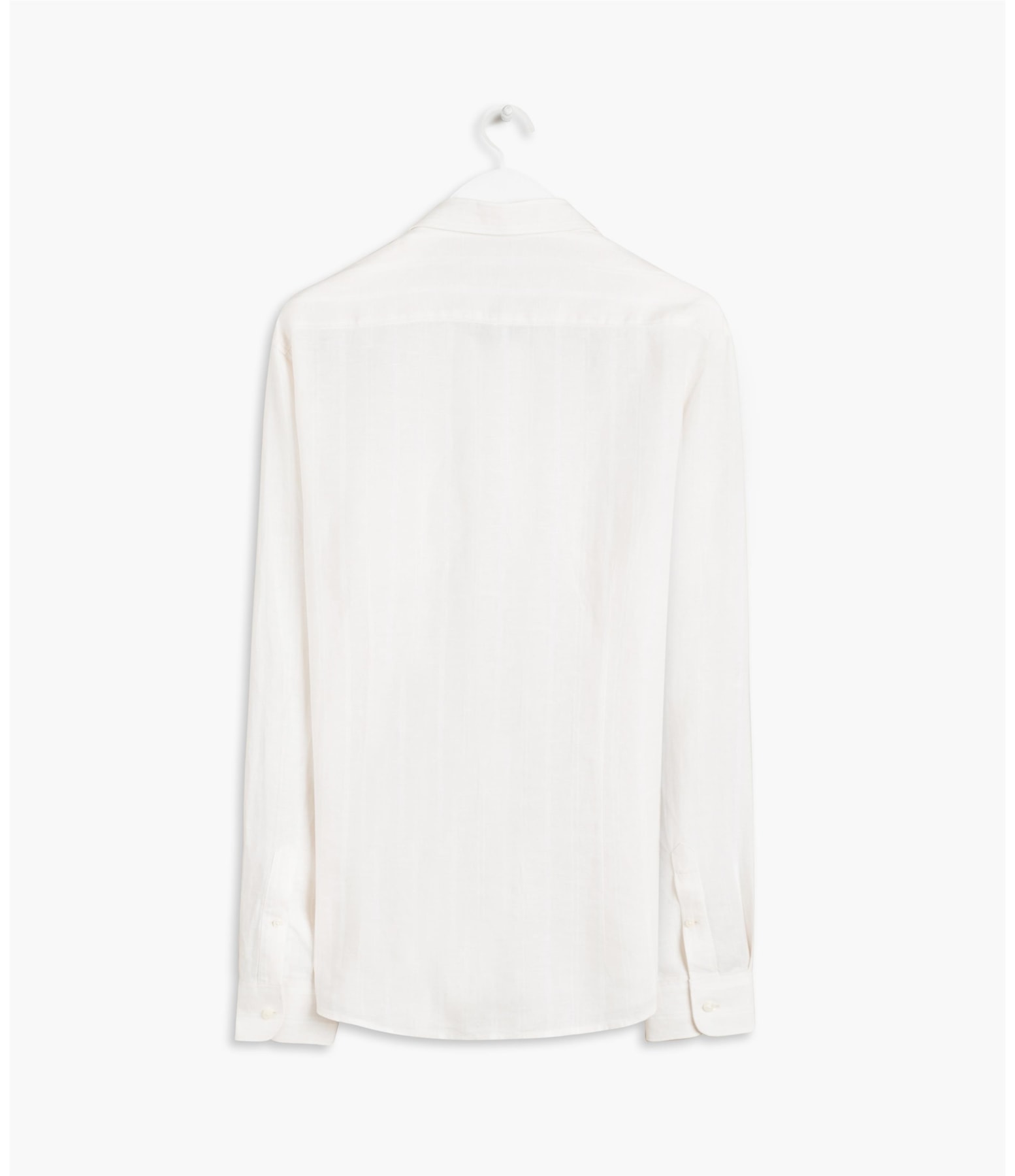 Camisa Puro Linho Listrada Ml Khaki