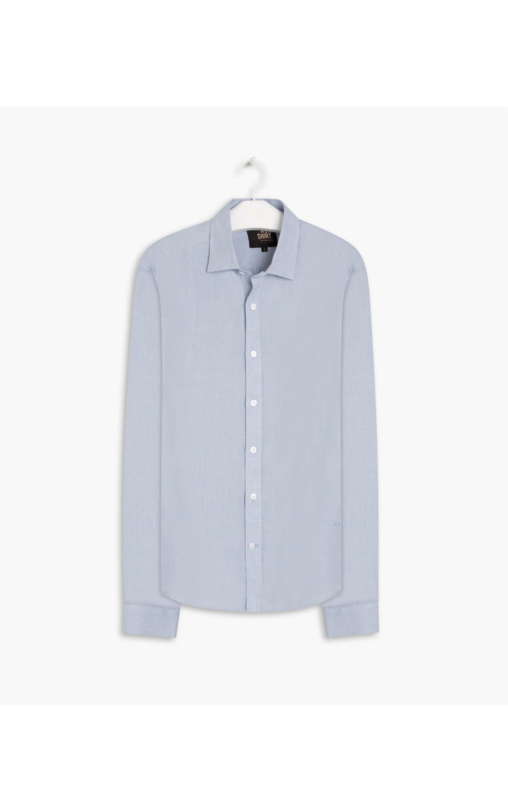 Camisa  Puro Linho  Matheus Azul Bic