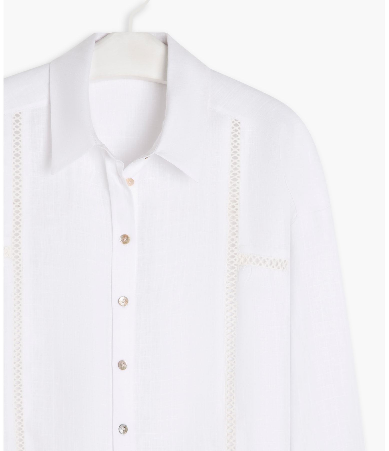 Camisa  Puro Linho Melfi Branco