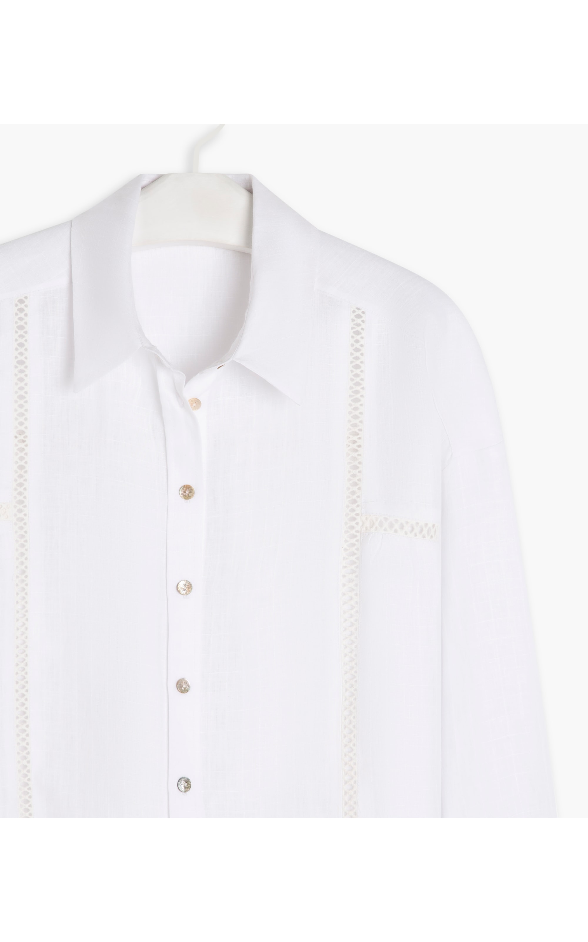 Camisa  Puro Linho Melfi Branco