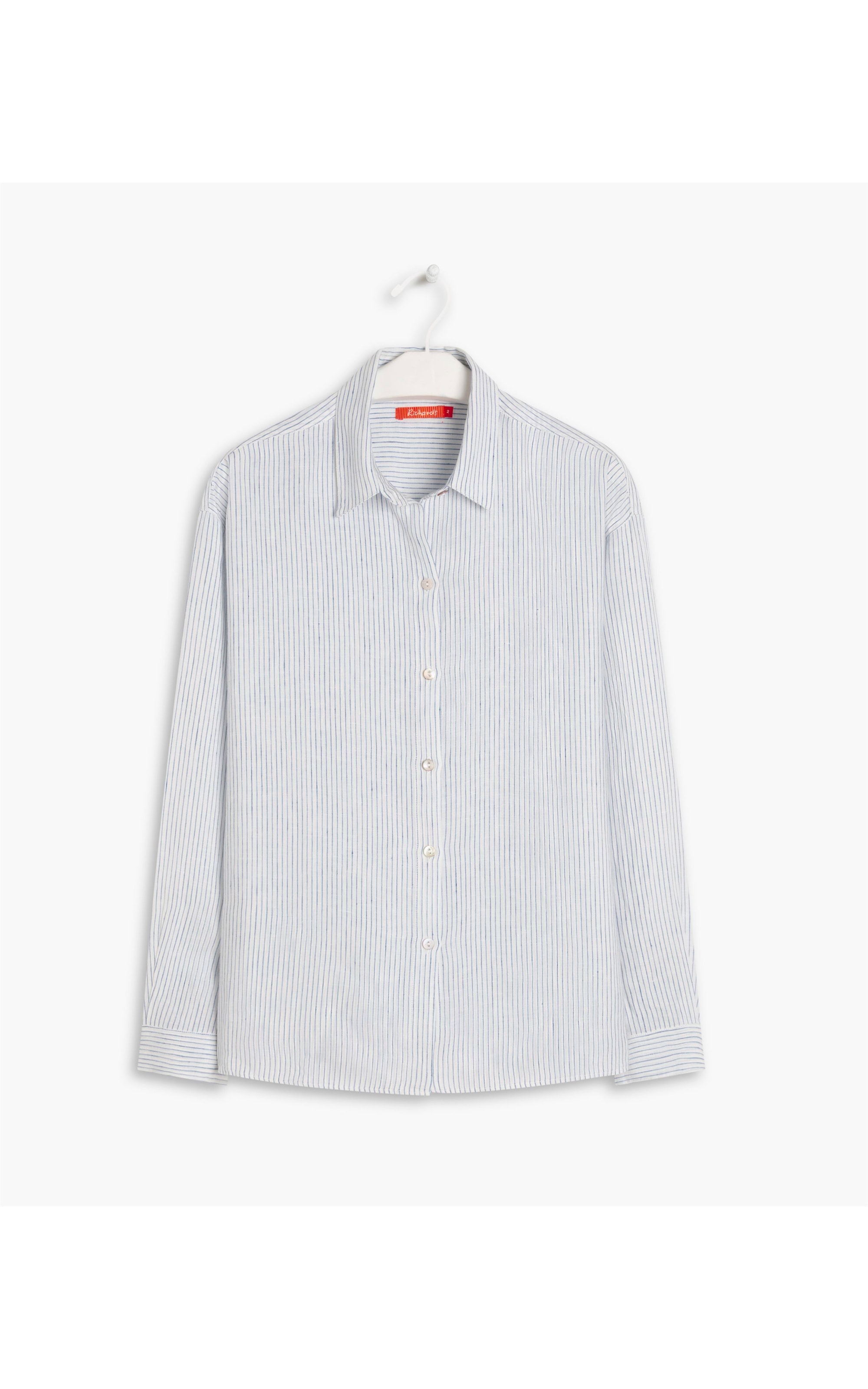 Camisa  Puro Linho  Napier Stripe Marinho