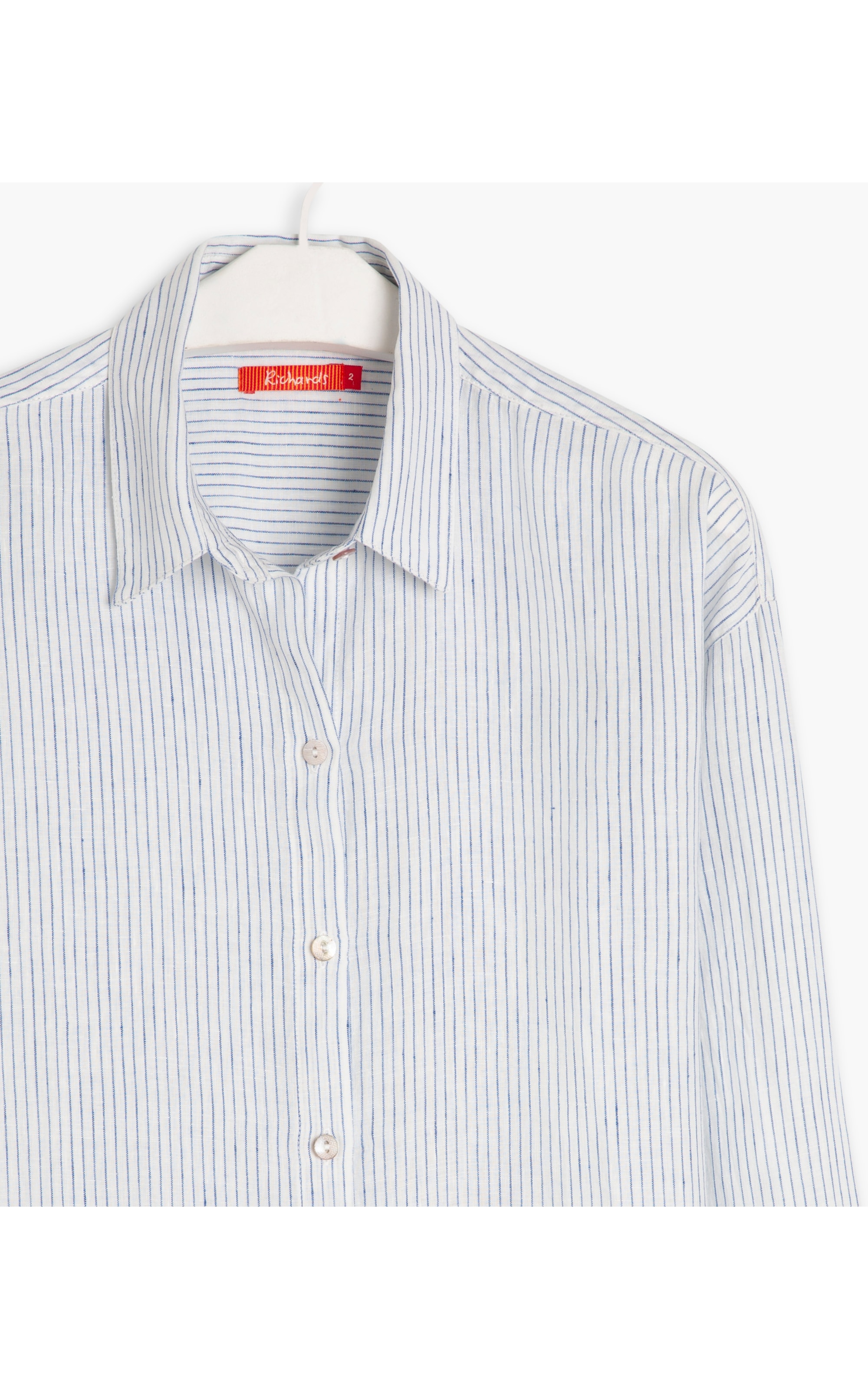 Camisa  Puro Linho  Napier Stripe Marinho
