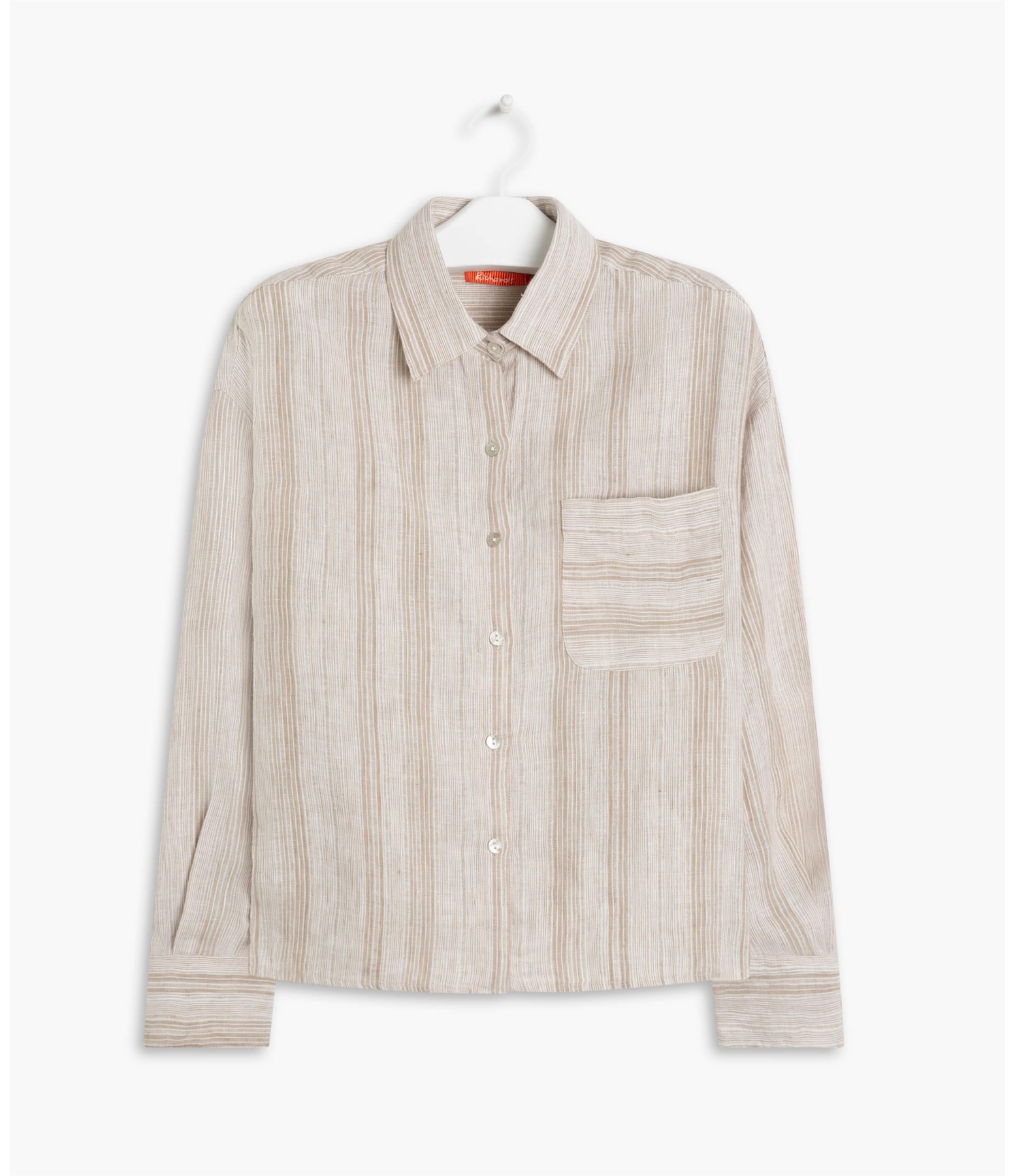 Camisa  Puro Linho  Napier Stripe Natural