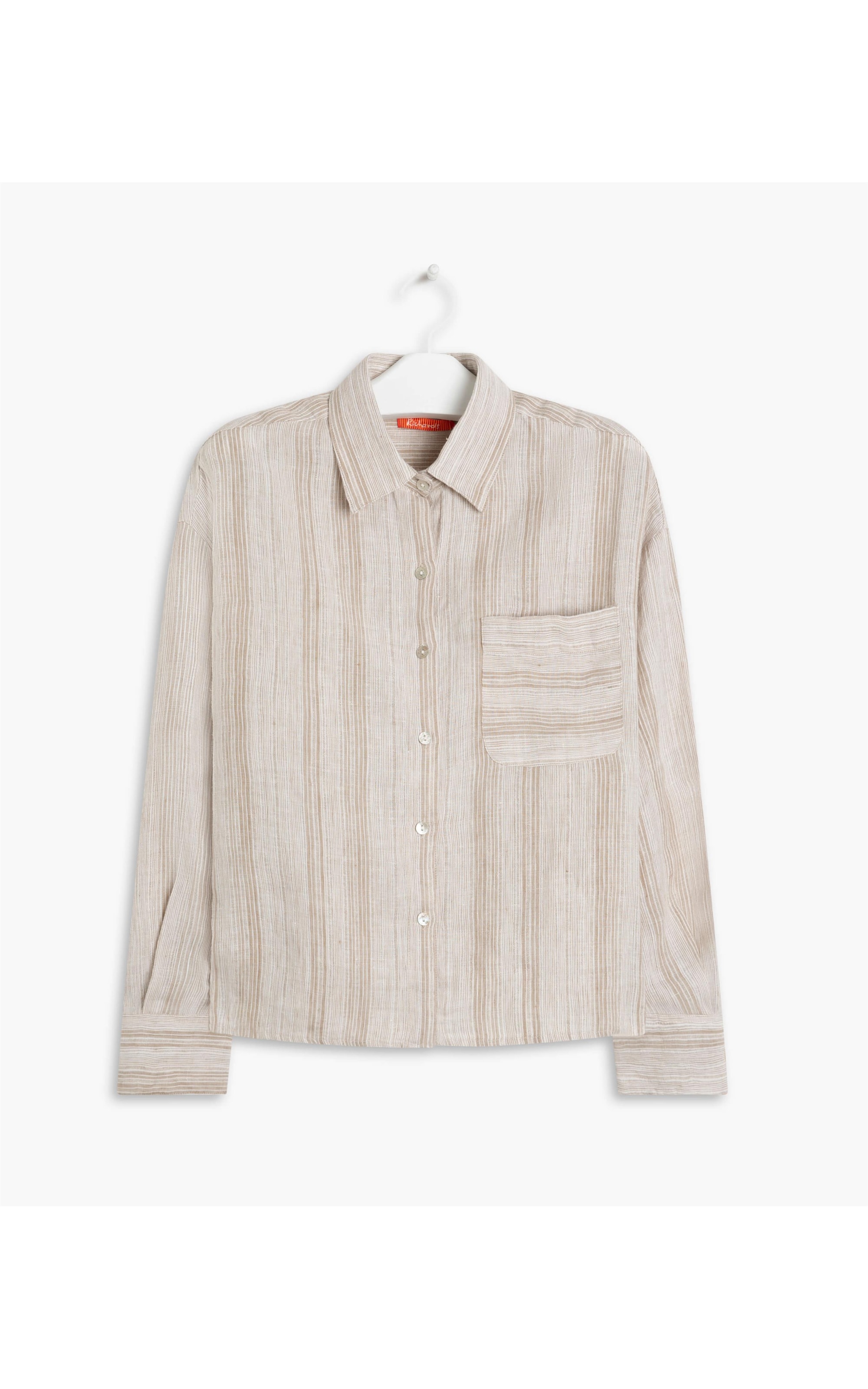 Camisa  Puro Linho  Napier Stripe Natural