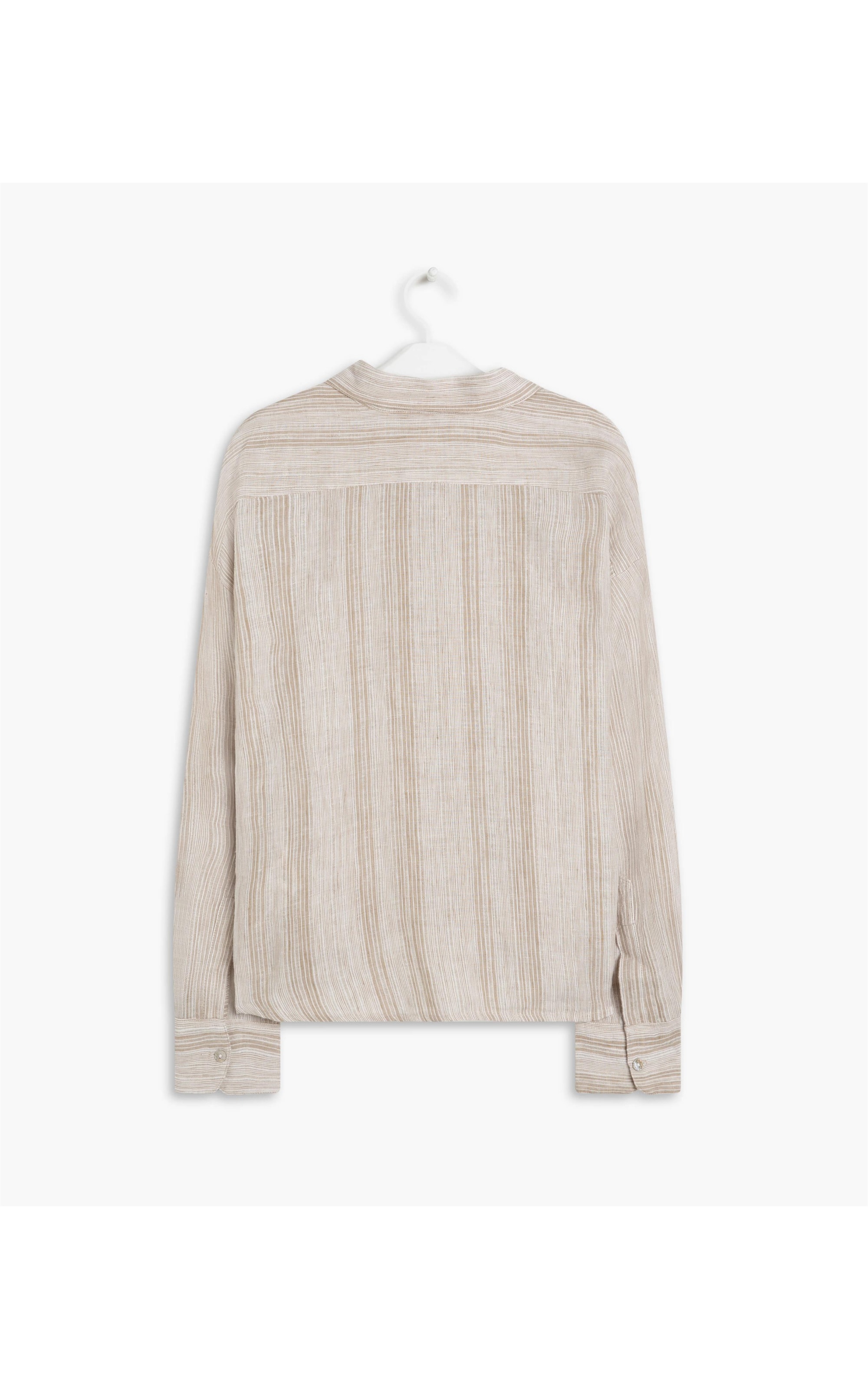 Camisa  Puro Linho  Napier Stripe Natural