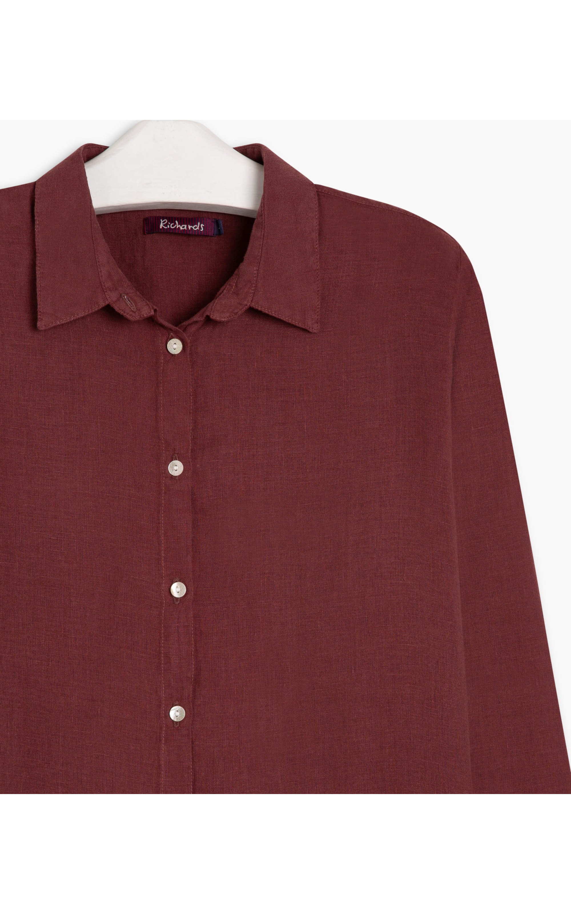 Camisa  Puro Linho  Niger Vinho