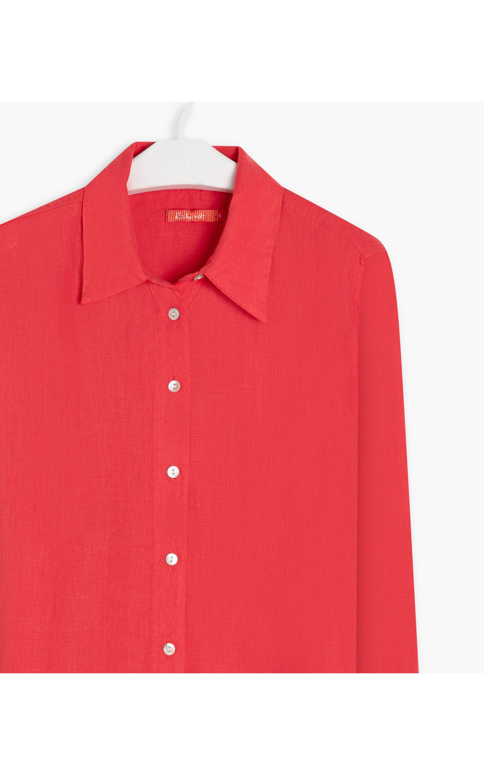 Camisa  Puro Linho  Nina Coral
