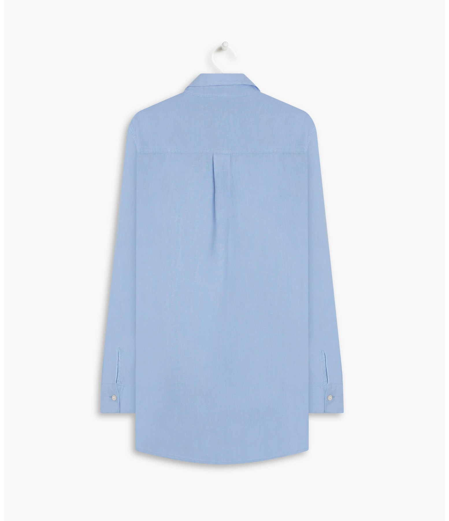 Camisa  Puro Linho Nina  Feminino Azul Bic