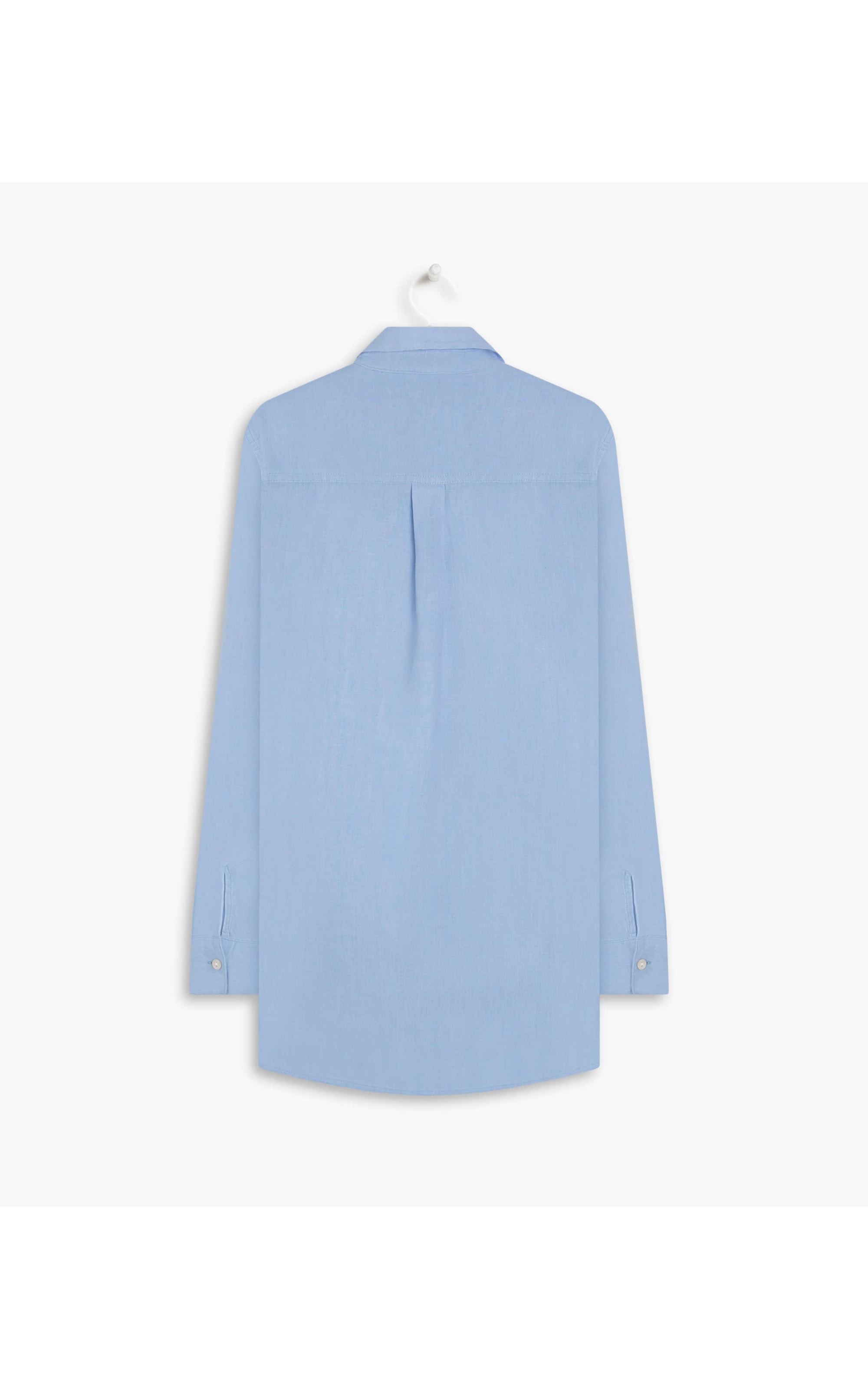 Camisa  Puro Linho Nina  Feminino Azul Bic