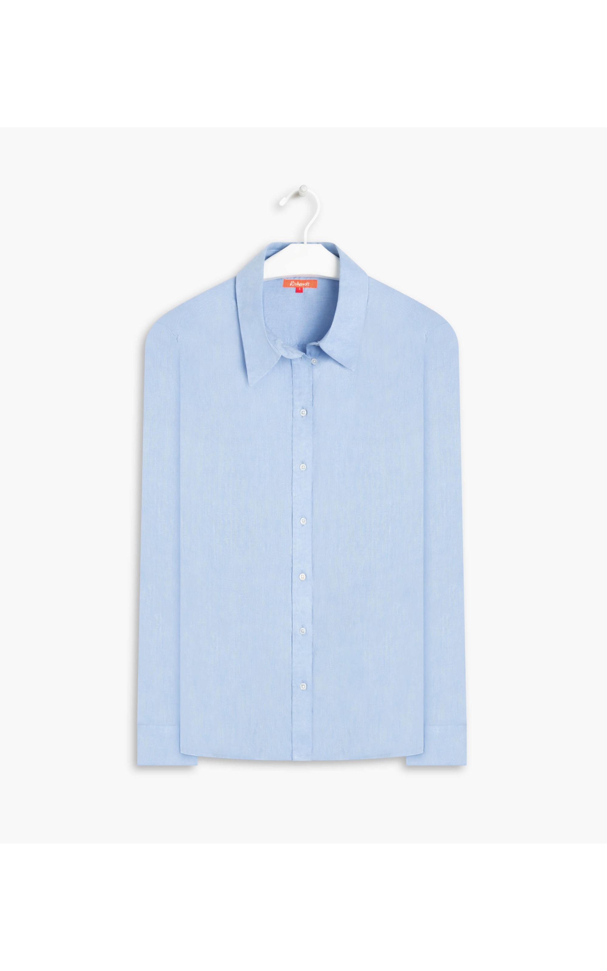 Camisa  Puro Linho Nina  Feminino Azul Claro