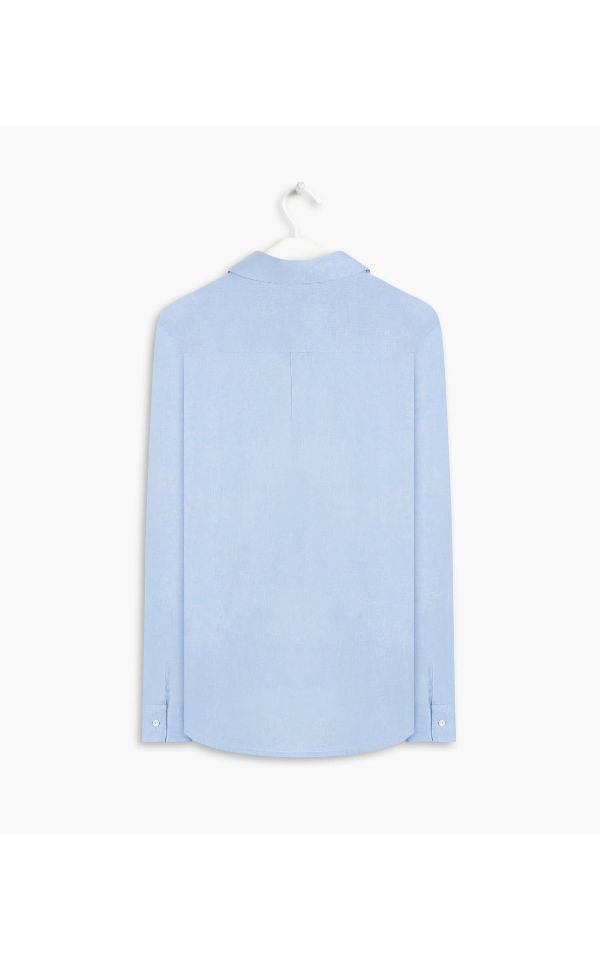 Camisa  Puro Linho Nina  Feminino Azul Claro