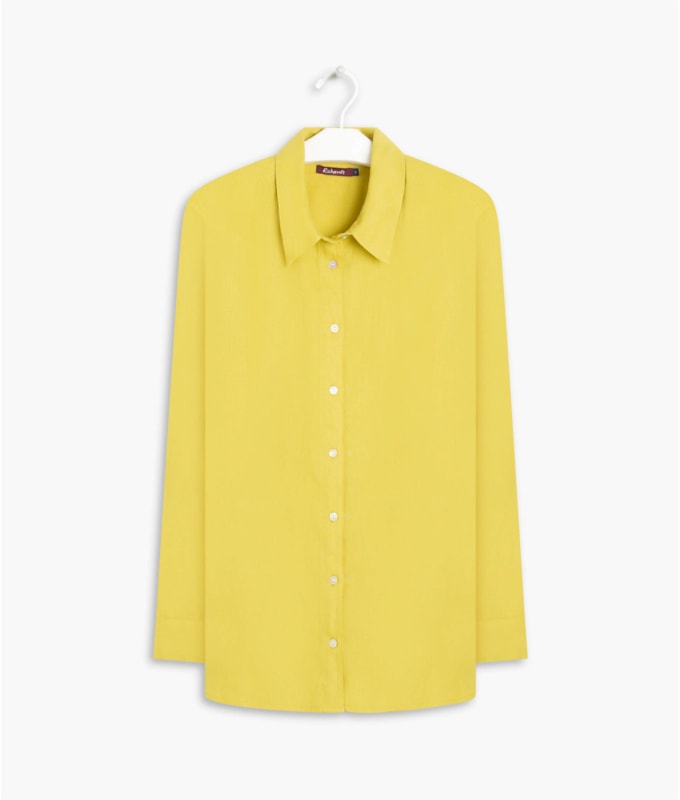 Camisa  Puro Linho Nina  Feminino Lemon