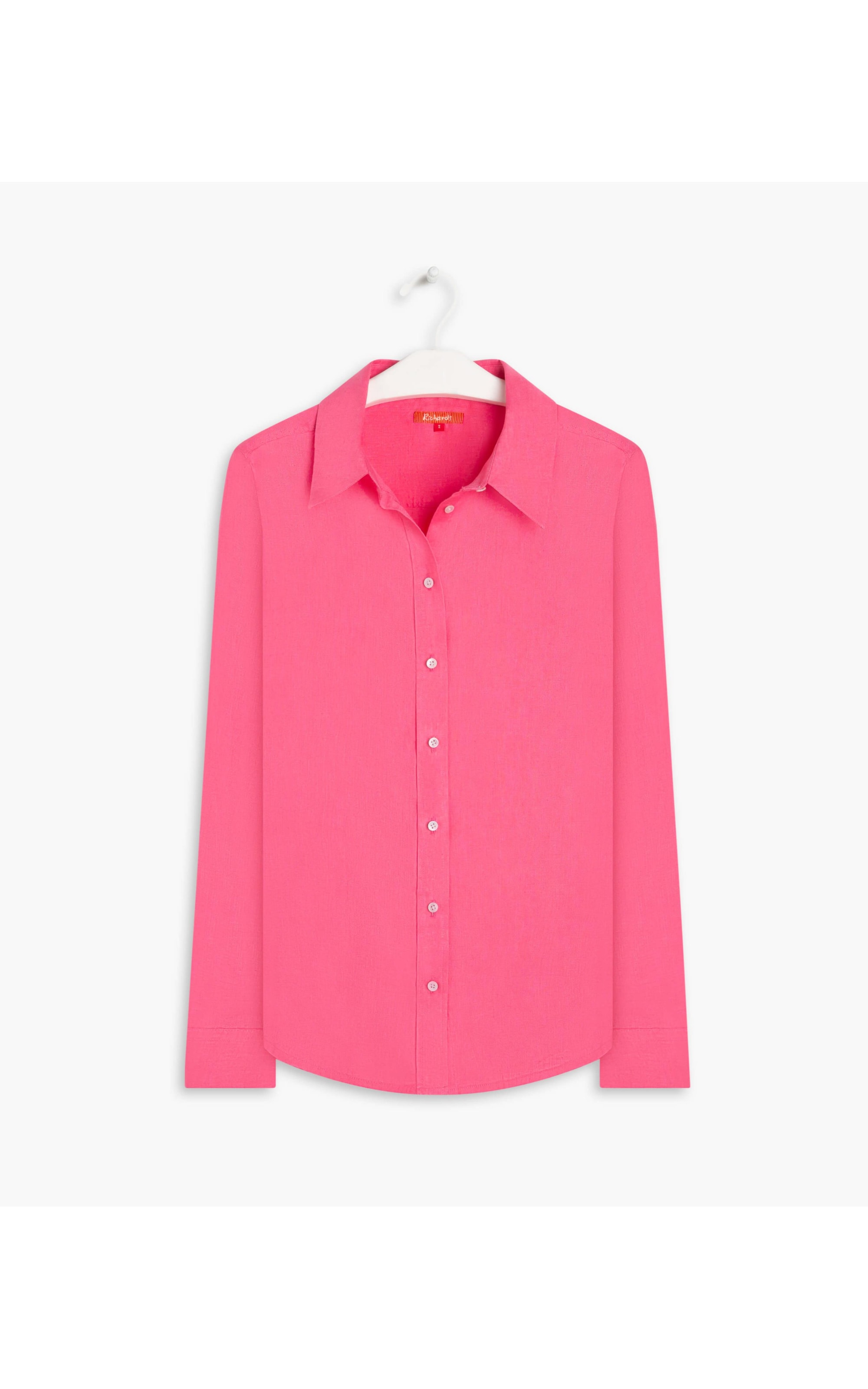 Camisa  Puro Linho Nina  Feminino Pink