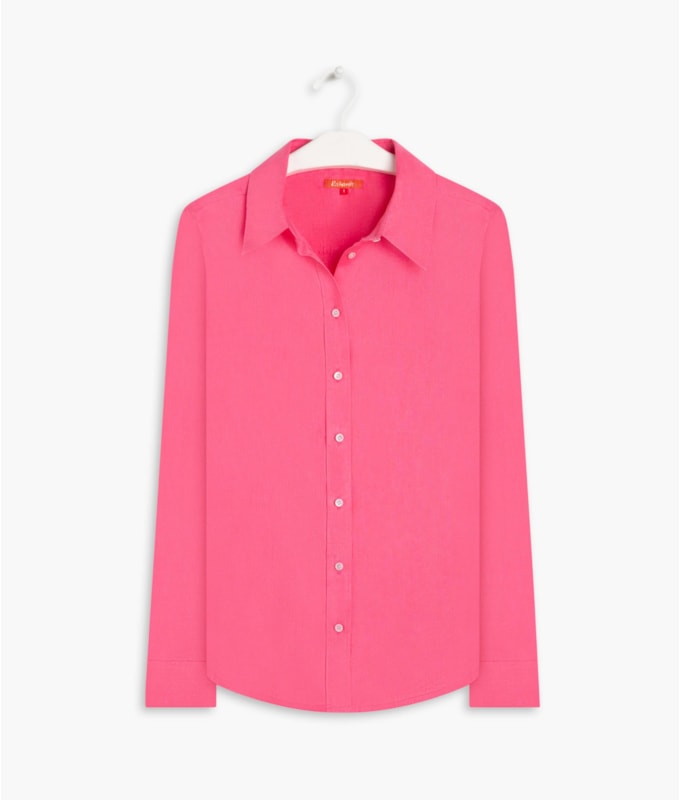 Camisa  Puro Linho Nina  Feminino Pink