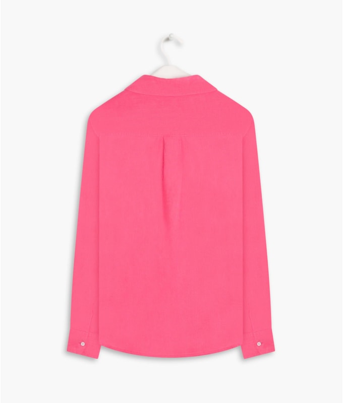 Camisa  Puro Linho Nina  Feminino Pink
