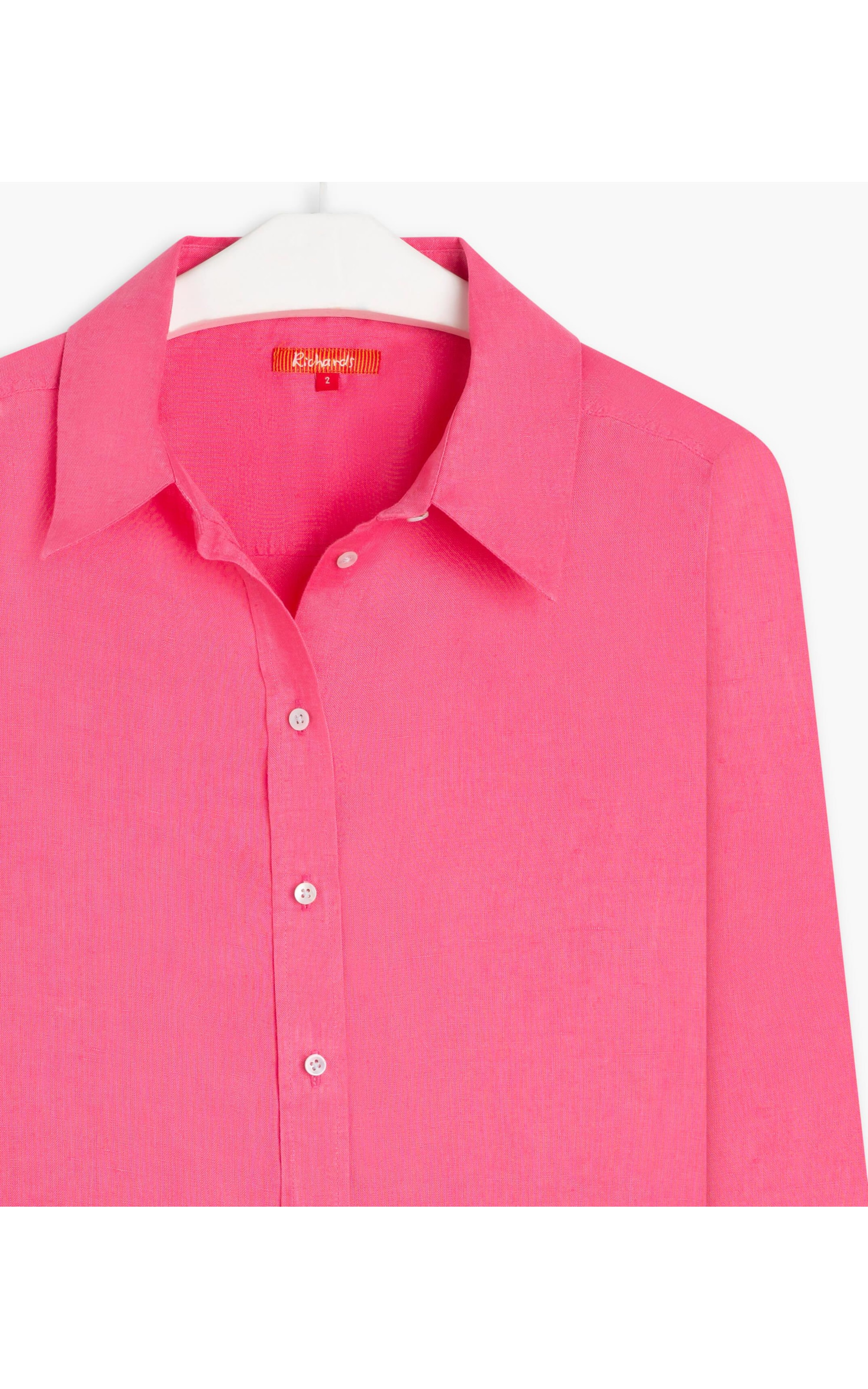 Camisa  Puro Linho Nina  Feminino Pink