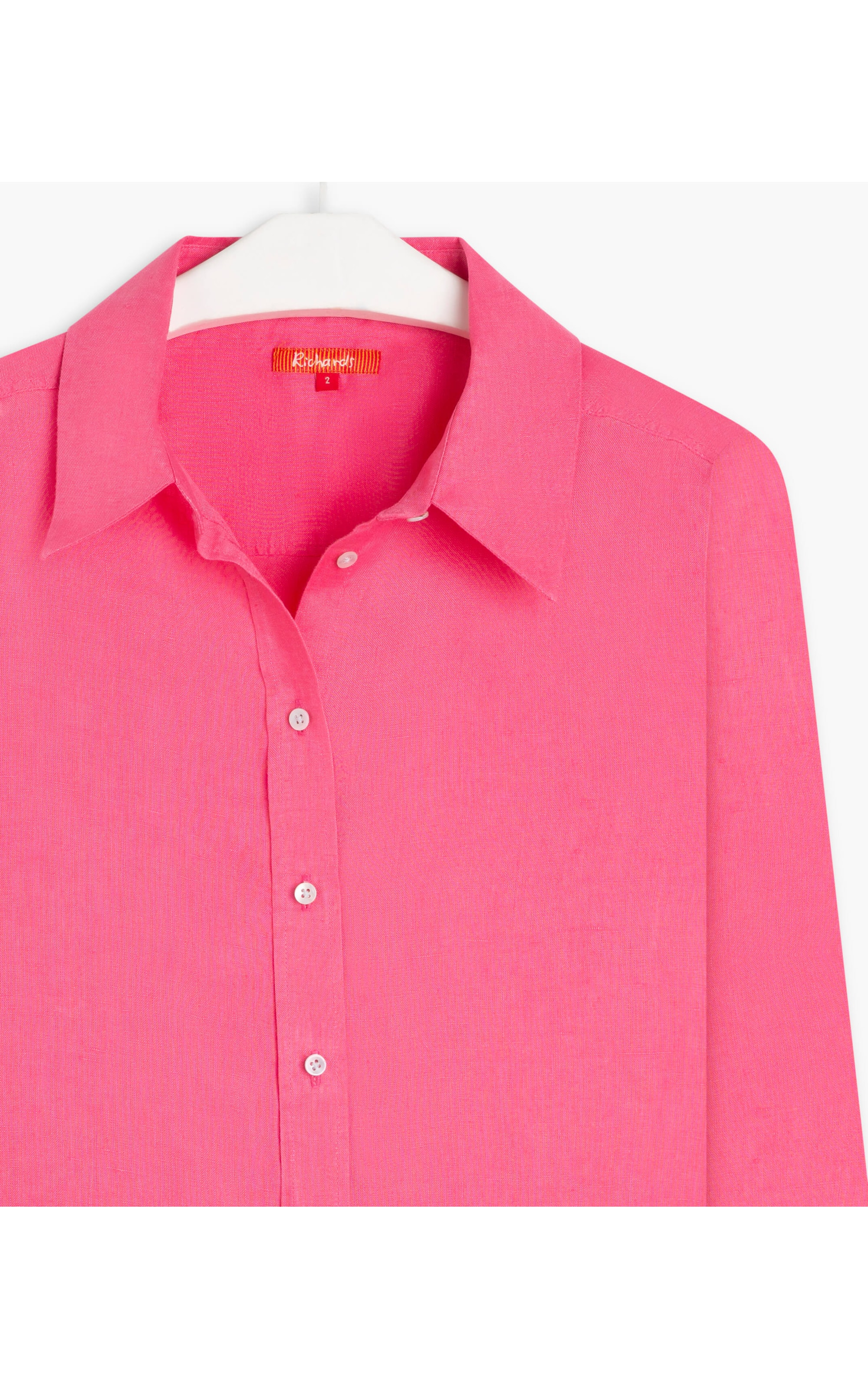 Camisa  Puro Linho Nina  Feminino Pink