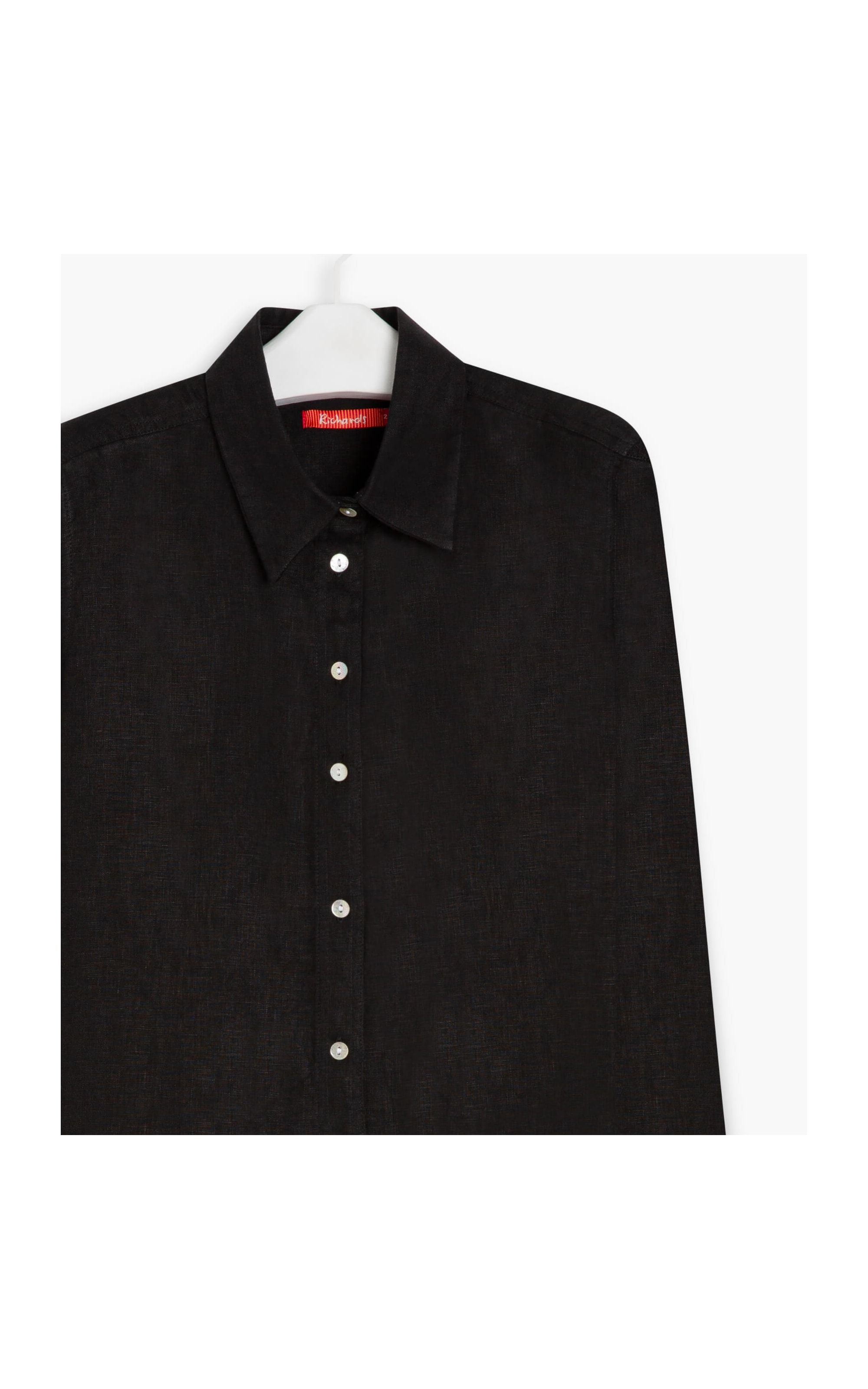 Camisa  Puro Linho  Nina Preto