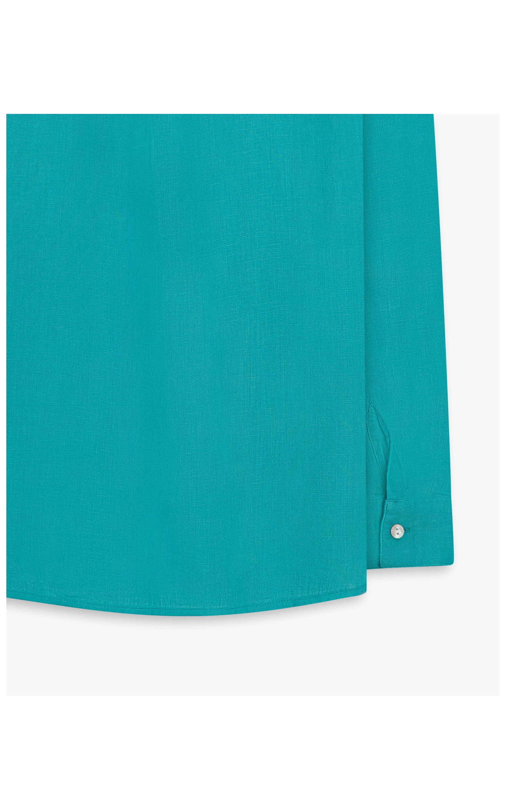 Camisa  Puro Linho  Nina Turquesa
