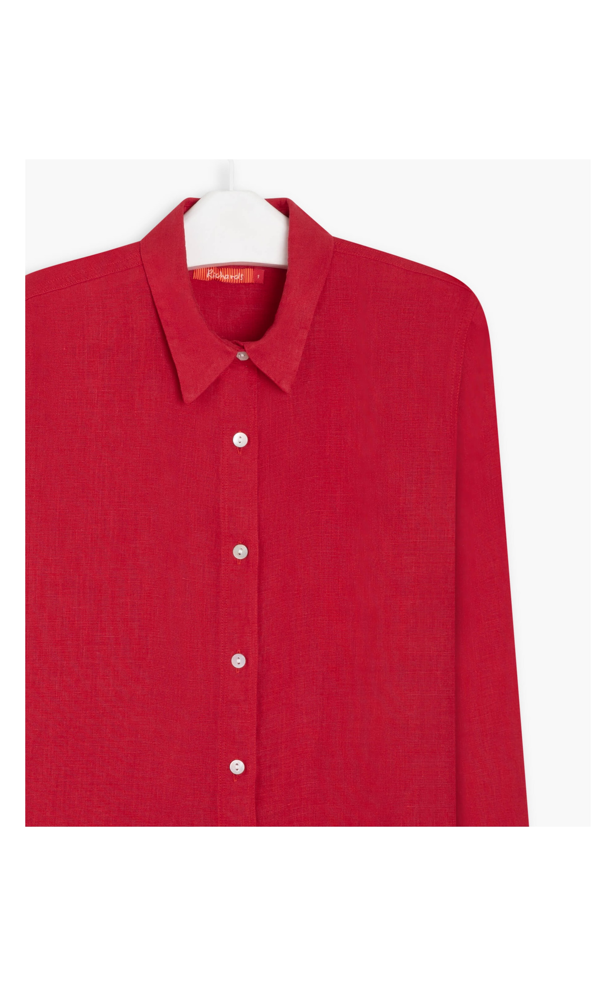 Camisa  Puro Linho  Nina Vermelho