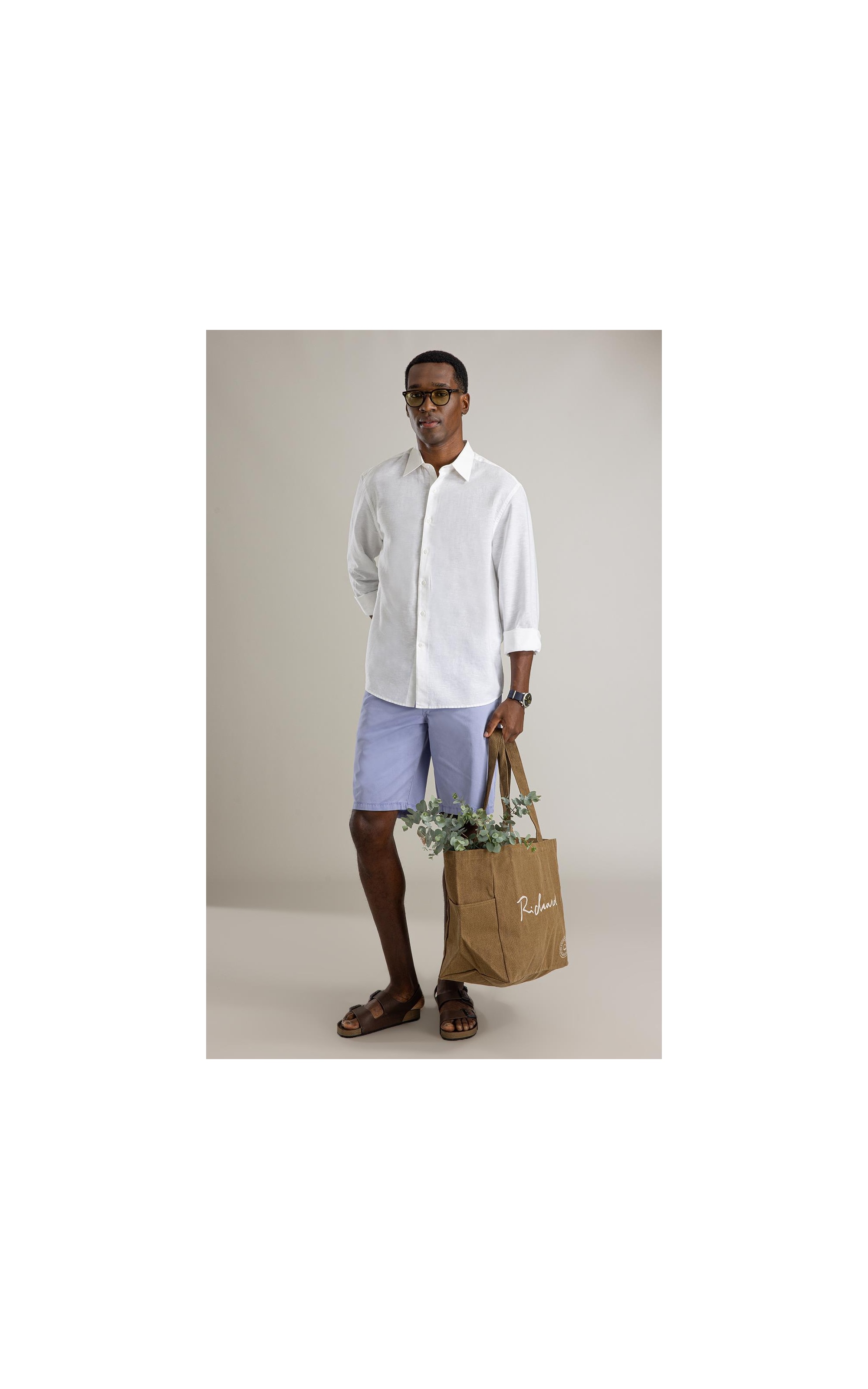 Camisa  Puro Linho Off White