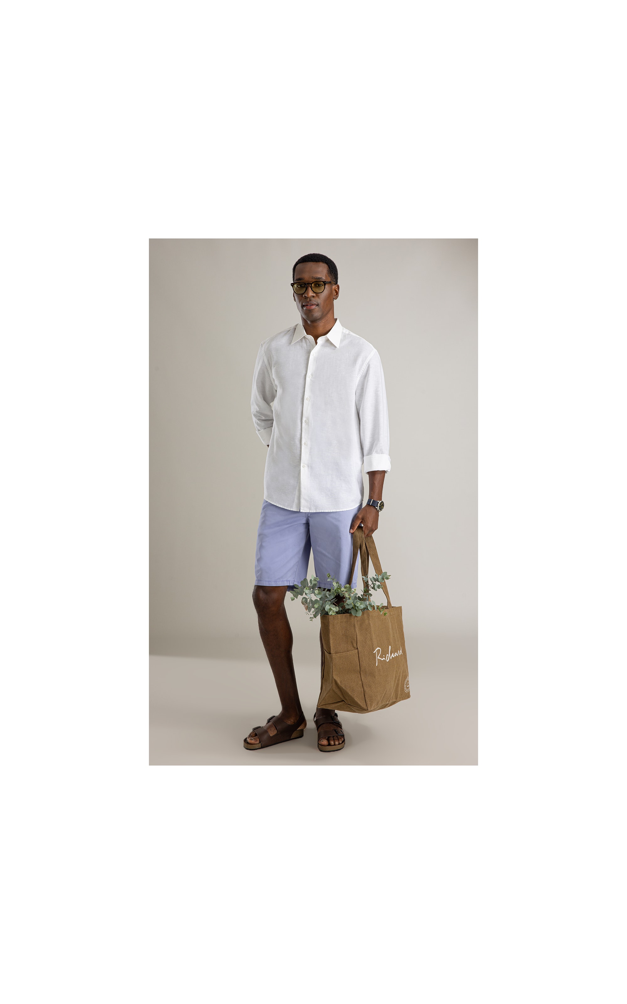 Camisa  Puro Linho Off White