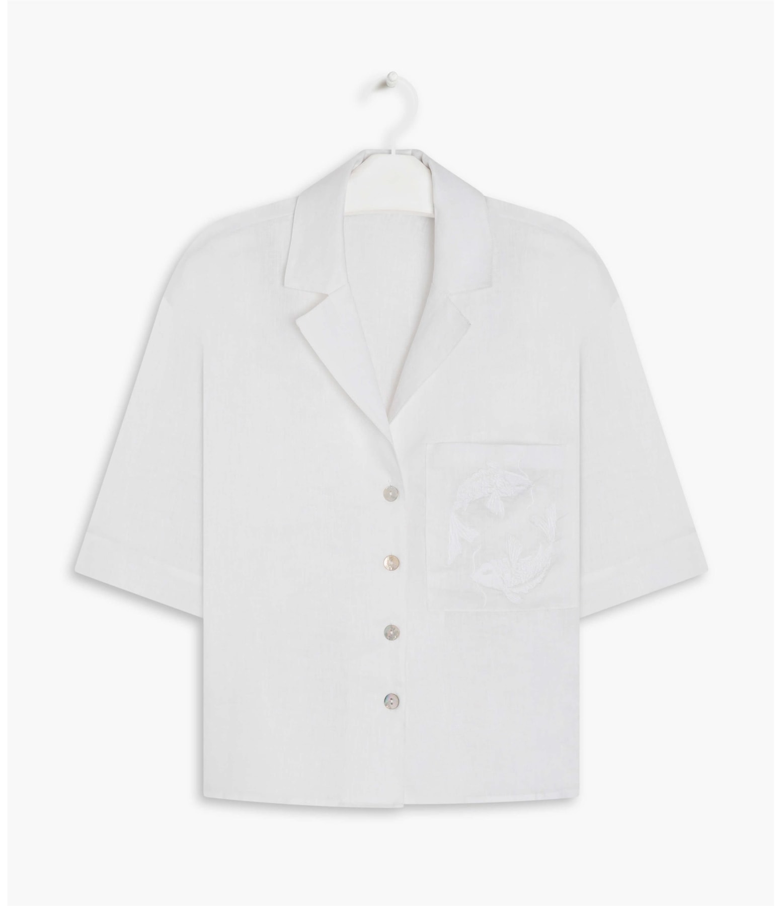 Camisa  Puro Linho  Osaka Branco