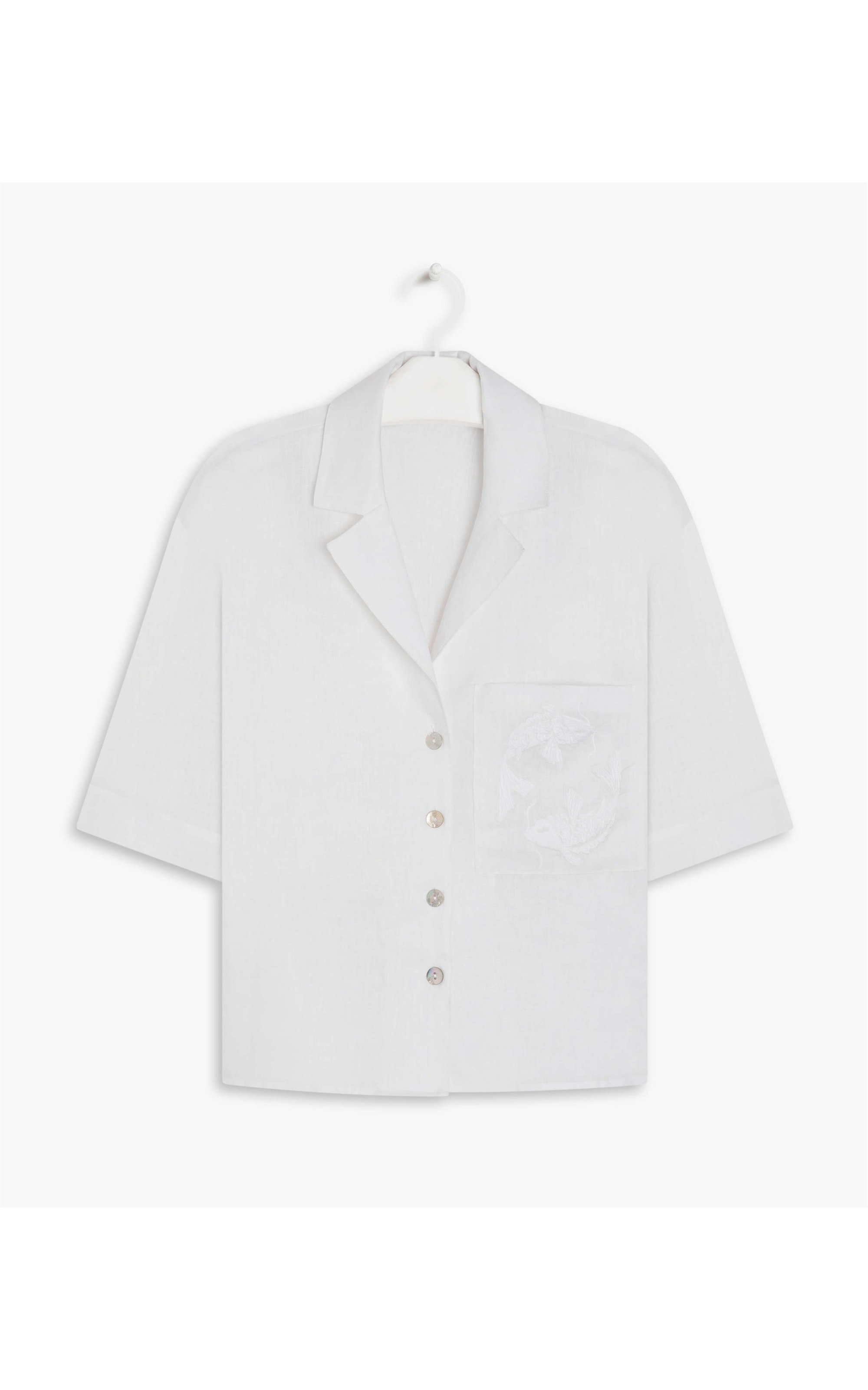 Camisa  Puro Linho  Osaka Branco