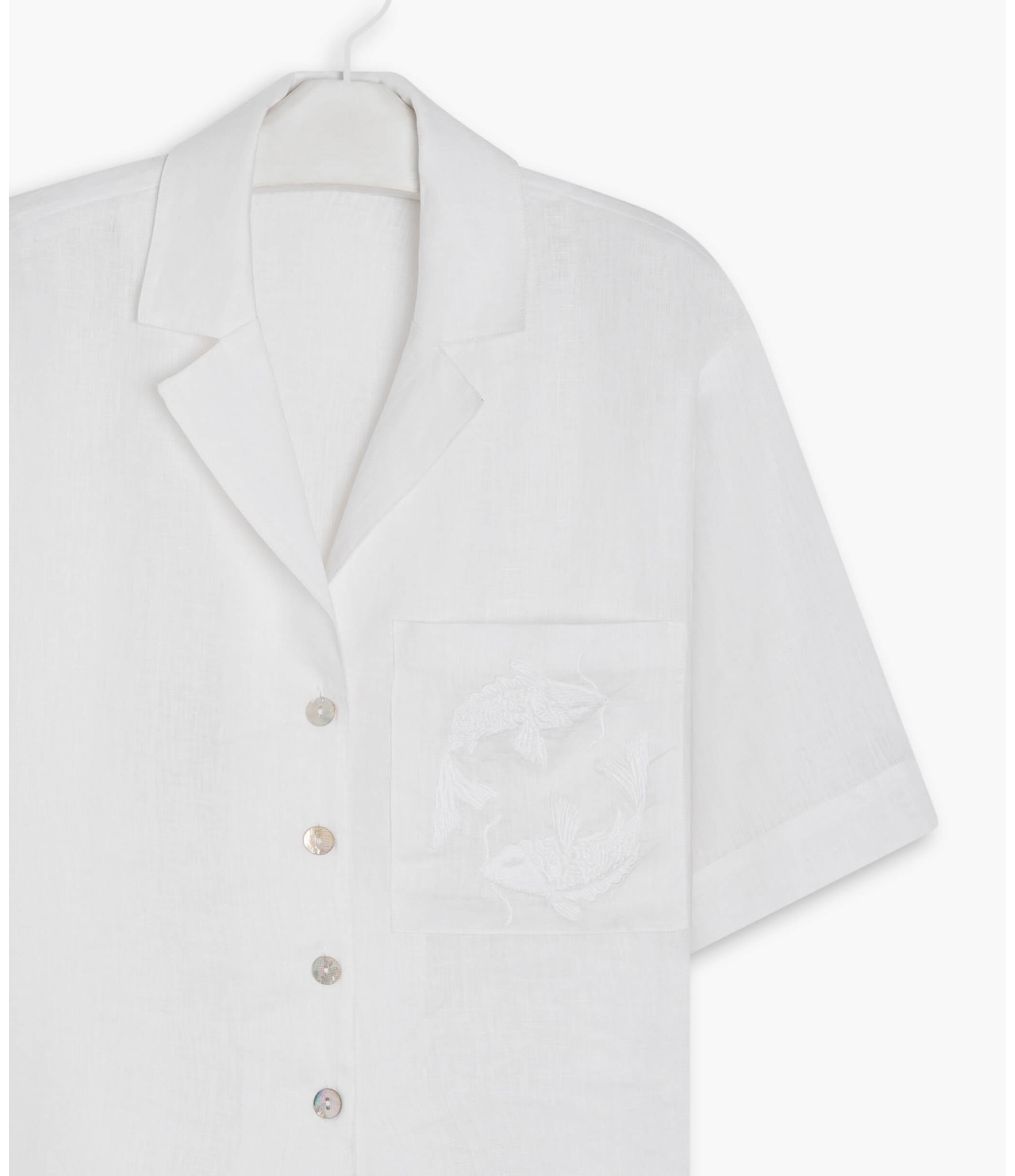 Camisa  Puro Linho  Osaka Branco