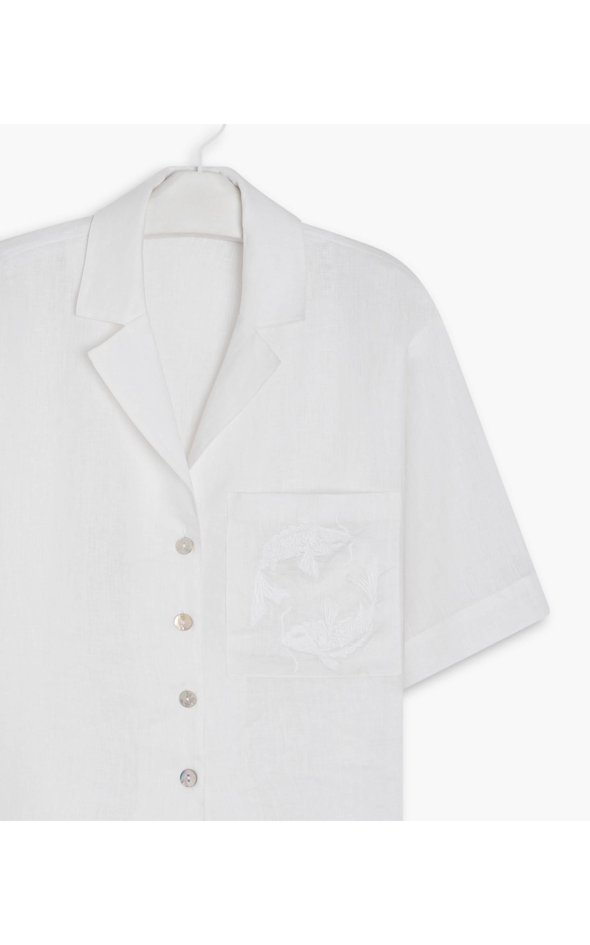Camisa  Puro Linho  Osaka Branco