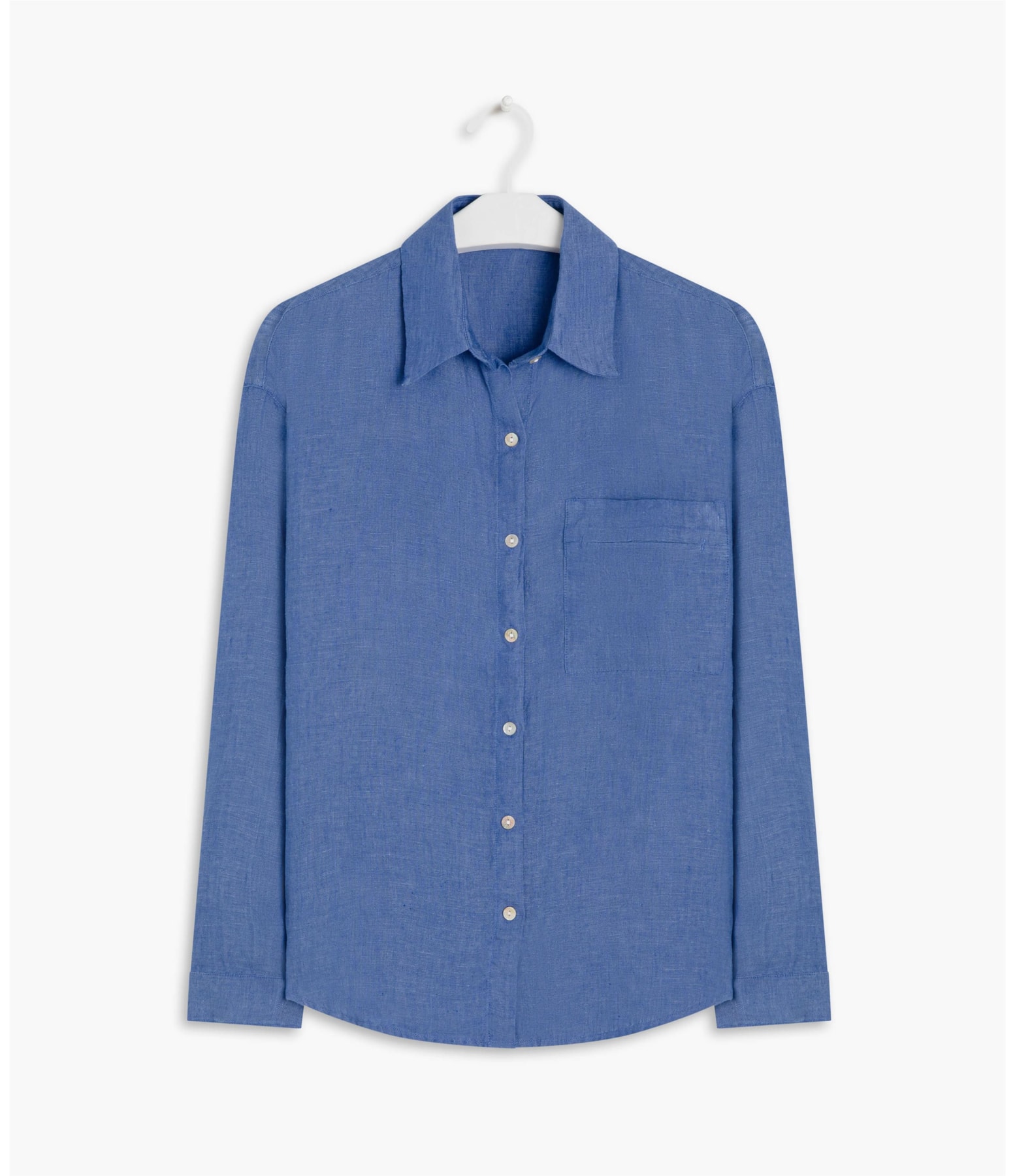 Camisa Puro Linho  Pipa Azul Bic