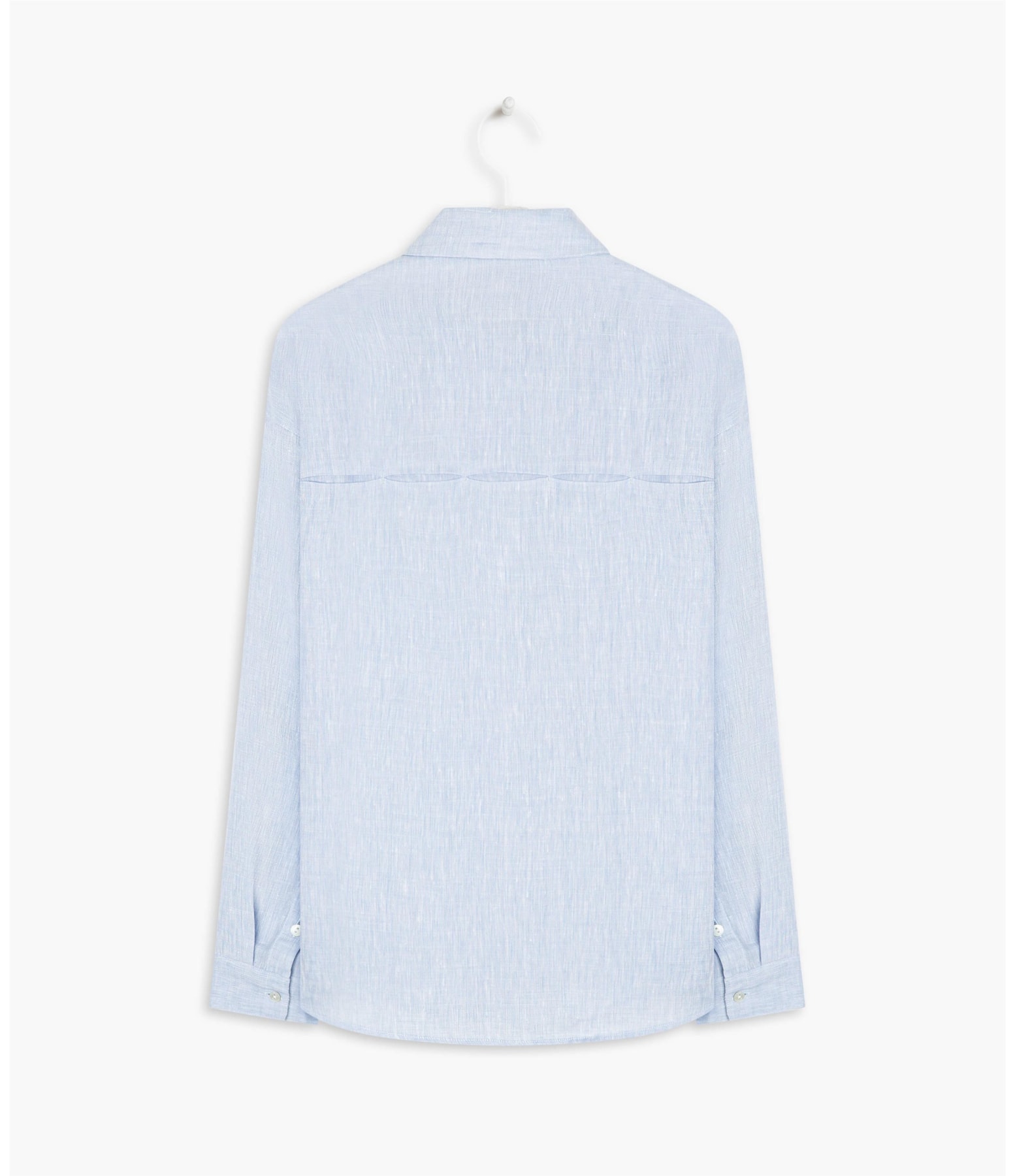 Camisa  Puro Linho  Pipa Azul Claro