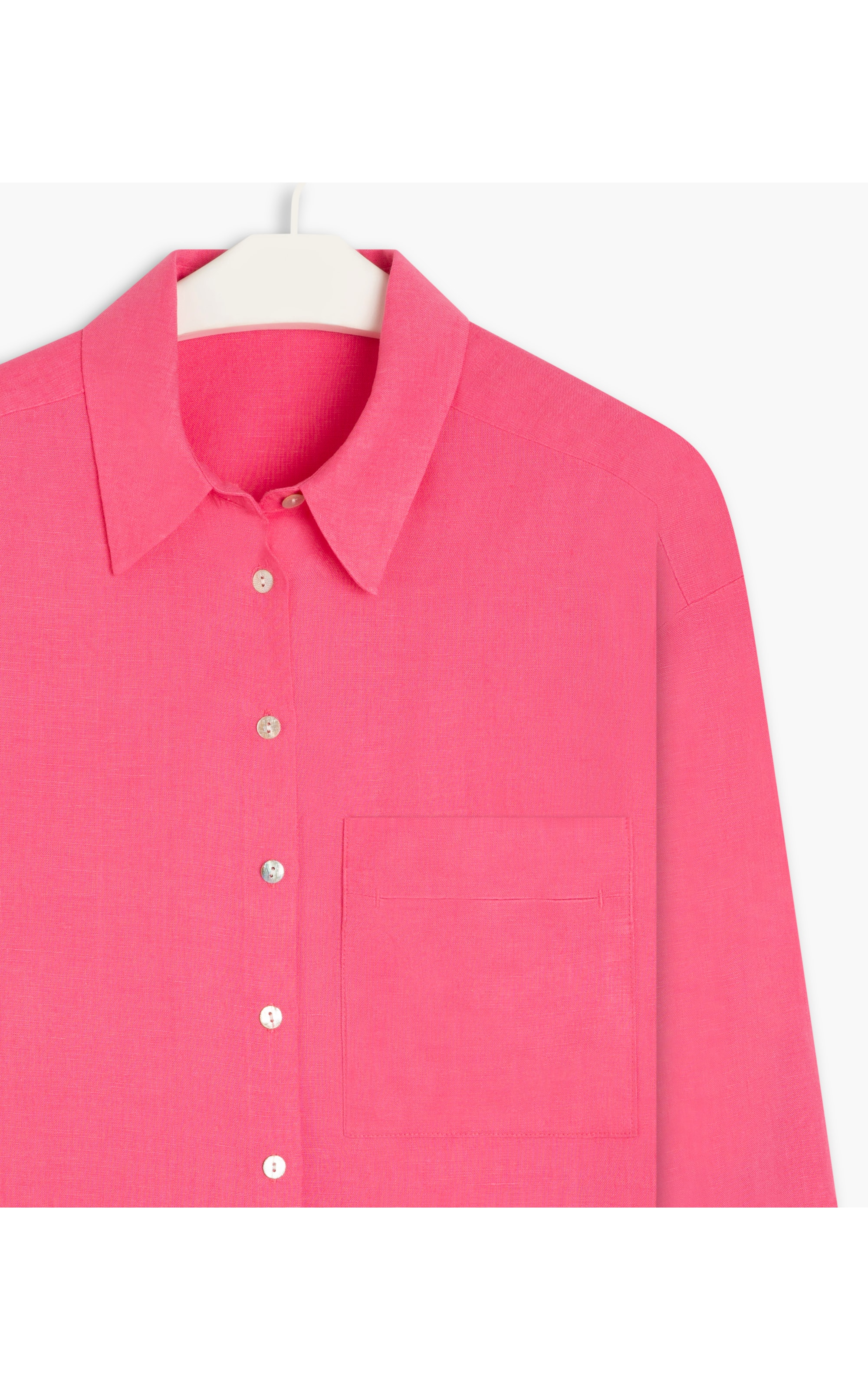  Camisa Puro Linho Pipa Pink