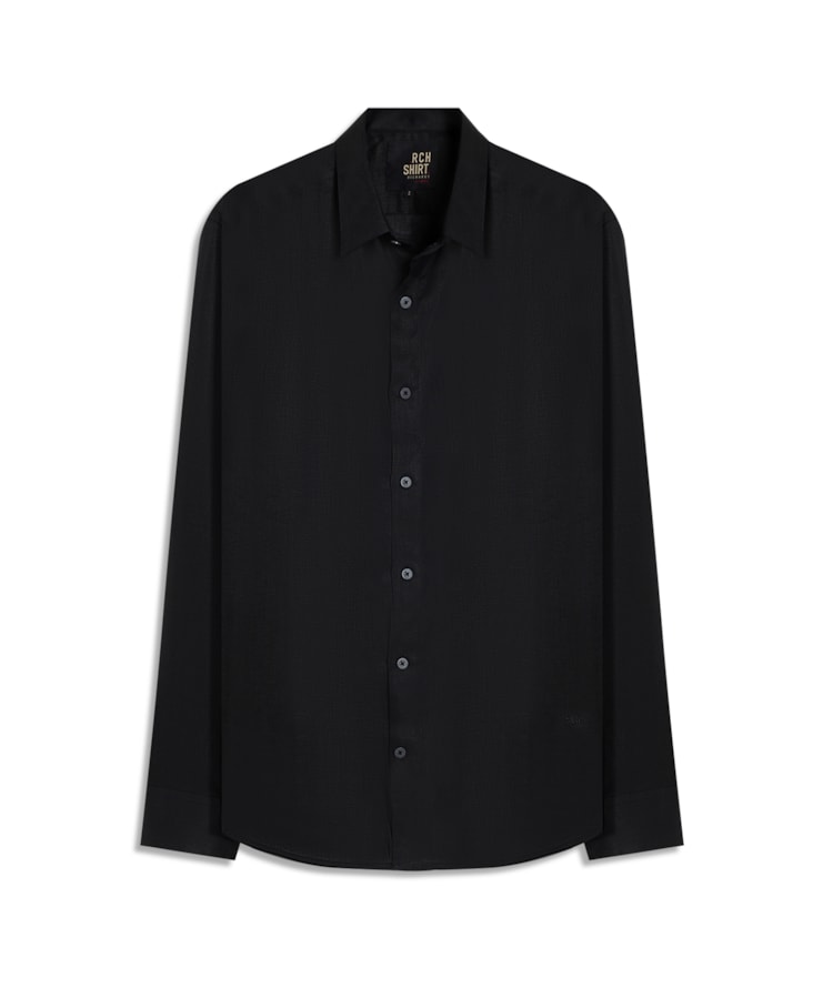 Camisa  Puro Linho Preto