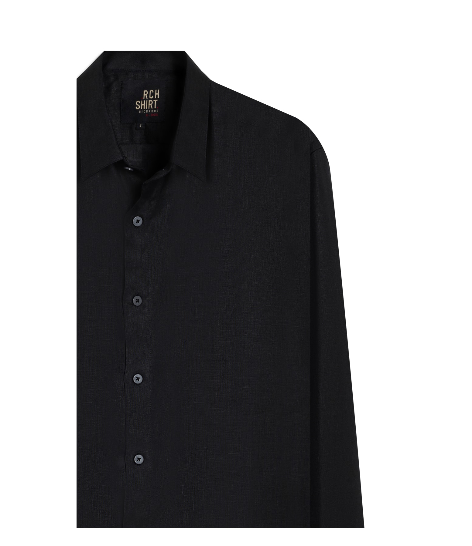Camisa  Puro Linho Preto