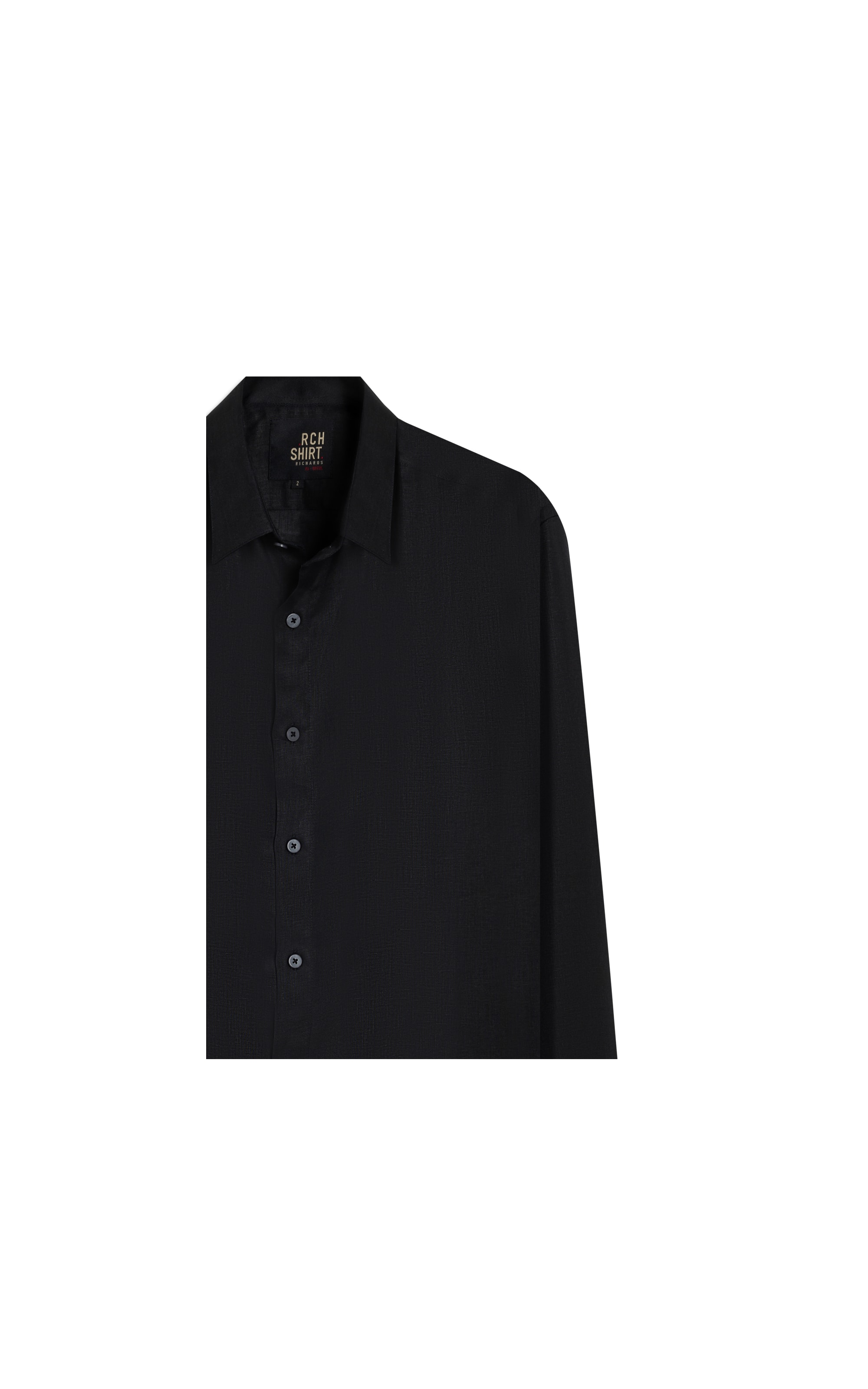 Camisa  Puro Linho Preto