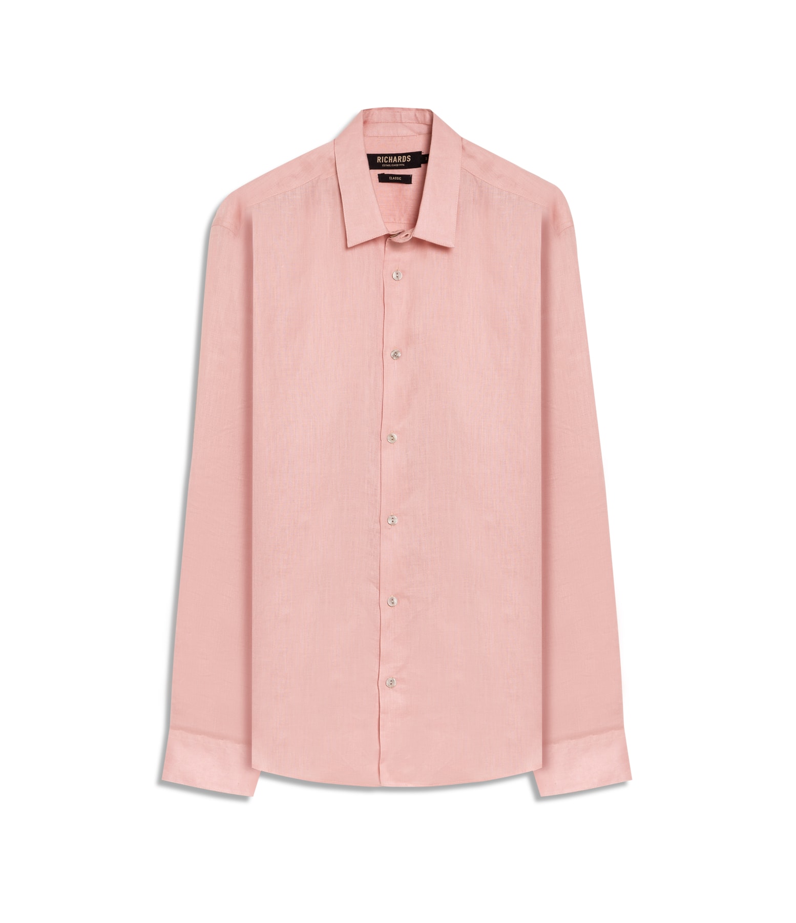 Camisa  Puro Linho Rosa