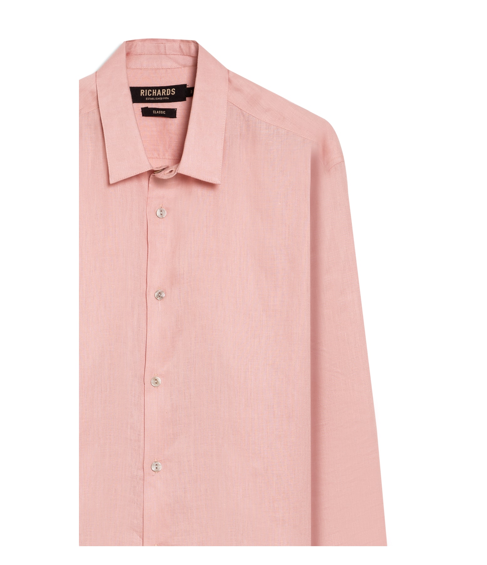 Camisa  Puro Linho Rosa