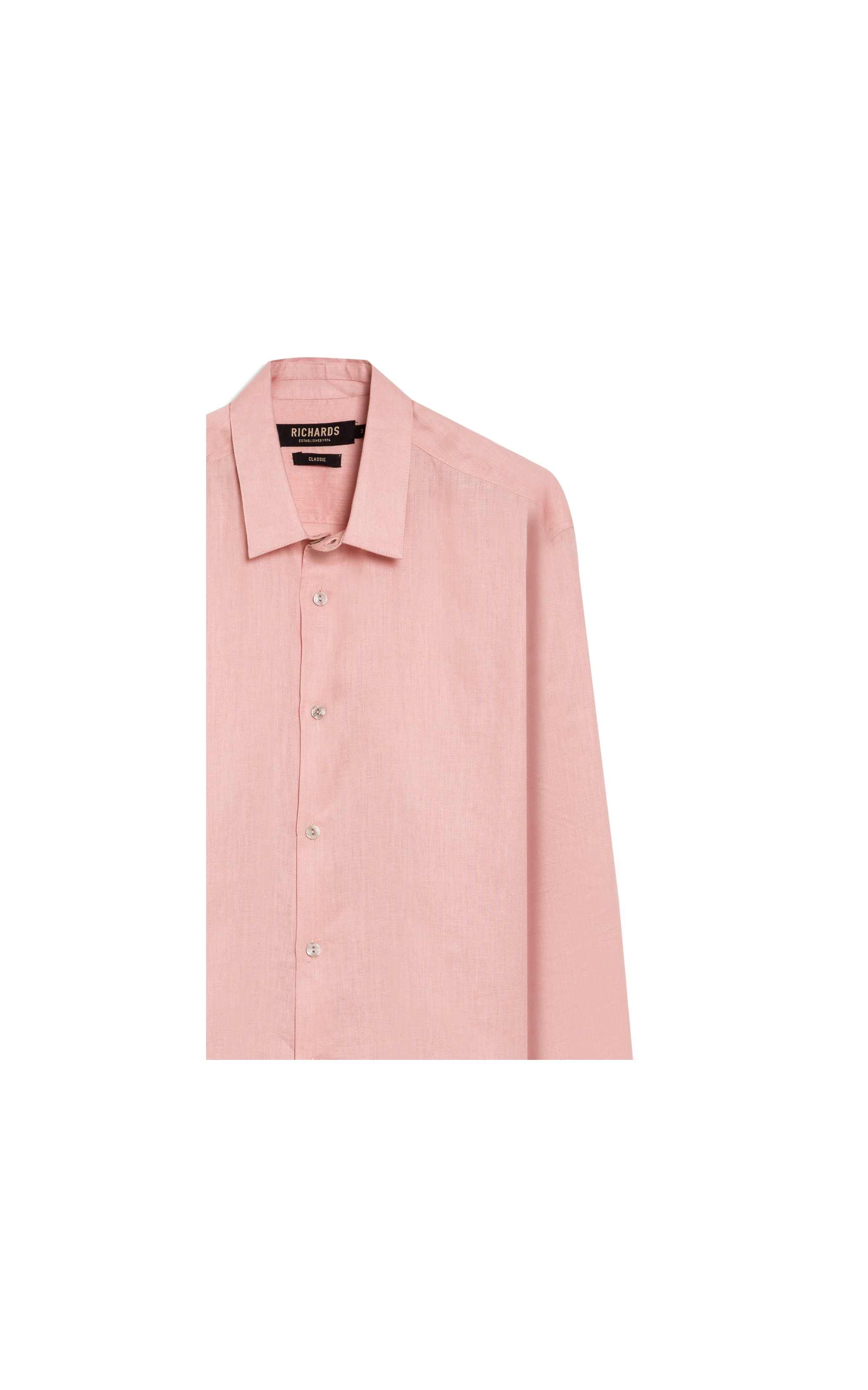Camisa  Puro Linho Rosa